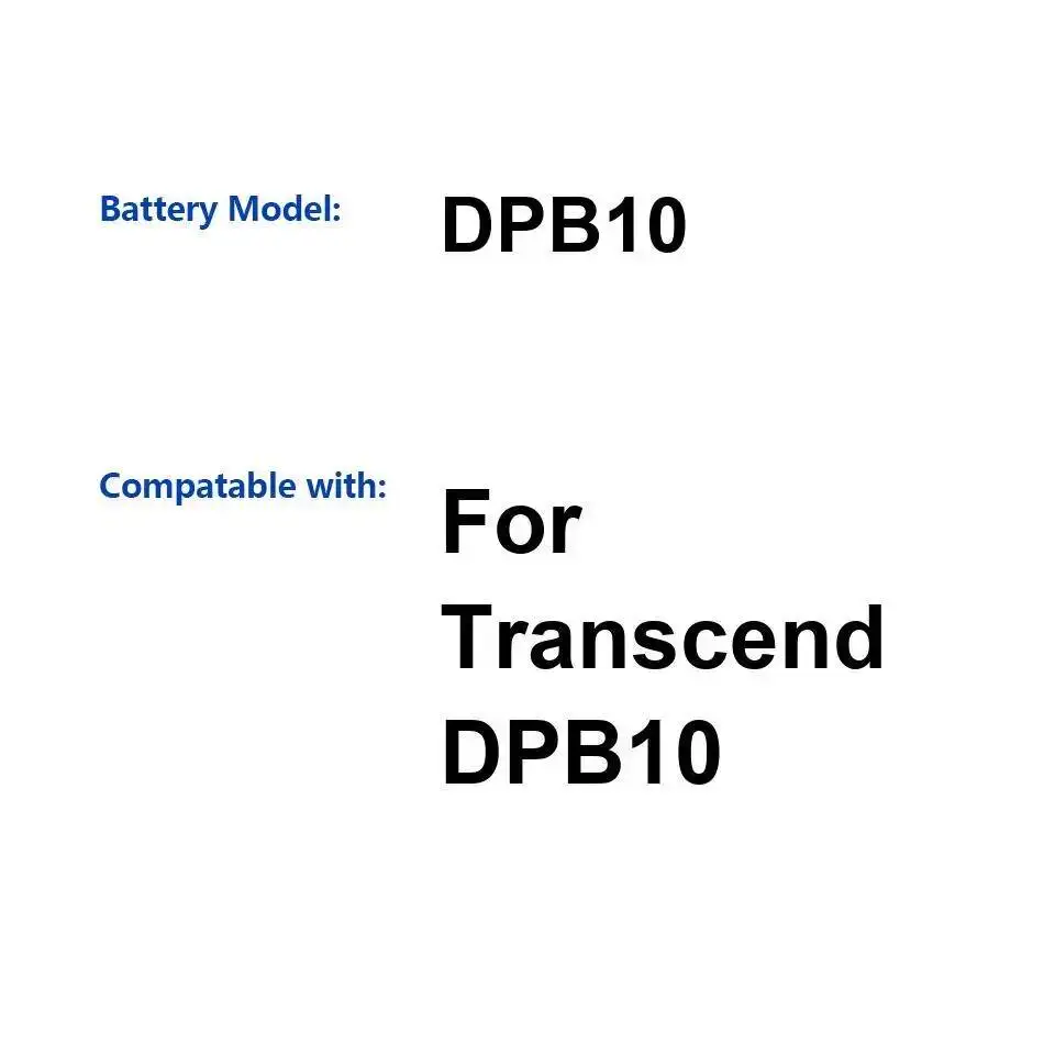 Аккумулятор для устройства хранения данных Transcend DPB10, 1500 мАч, безопасный, высокой емкости
Аккумулятор для устройства хранения данных Transcend DPB10, 1500 мАч, безопасный, высокой емкости