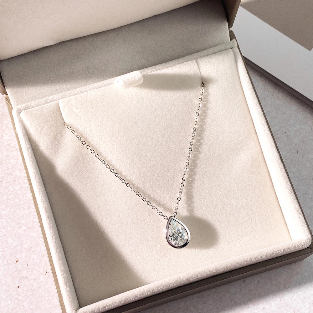 HORRIPAL Hot Seller 1-4CT DVVS1 Moissanite Pendant Necklace for Woman GRA S925 Silver Teardrop Gentle Party Wedding Fine Jewelry
HORRIPAL Hot Seller 1-4CT DVVS1 Moissanite Pendant Necklace for Woman GRA S925 Silver Teardrop Gentle Party Wedding Fine Jewelry
