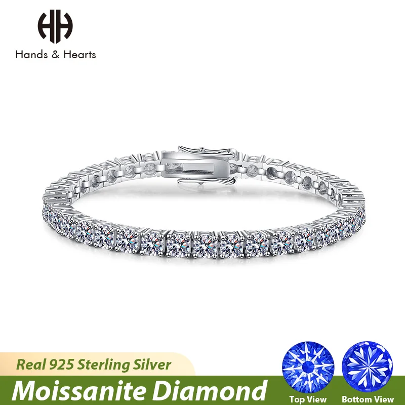 H & H Classical Real Moissanite Charm Row Diamond Bracelet for Women Gift 925 Sterling Silver Luxury Quality Jewelry 2023 New
H & H Classical Real Moissanite Charm Row Diamond Bracelet for Women Gift 925 Sterling Silver Luxury Quality Jewelry 2023 New