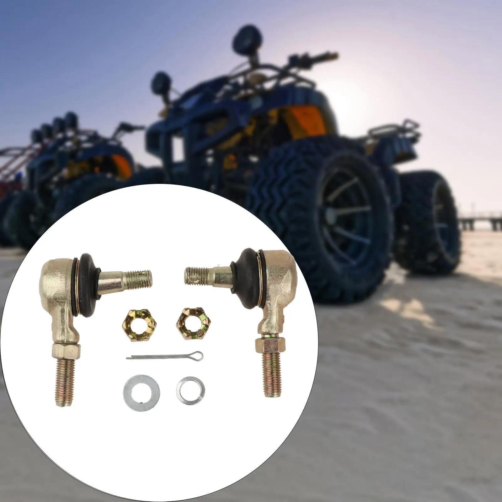 2 Pieces Tie Rod End Kit Component Heavy Duty Maintenance Replaces Easy Installation 51270-21G00 for Suzuki and Arctic Cat
2 Pieces Tie Rod End Kit Component Heavy Duty Maintenance Replaces Easy Installation 51270-21G00 for Suzuki and Arctic Cat