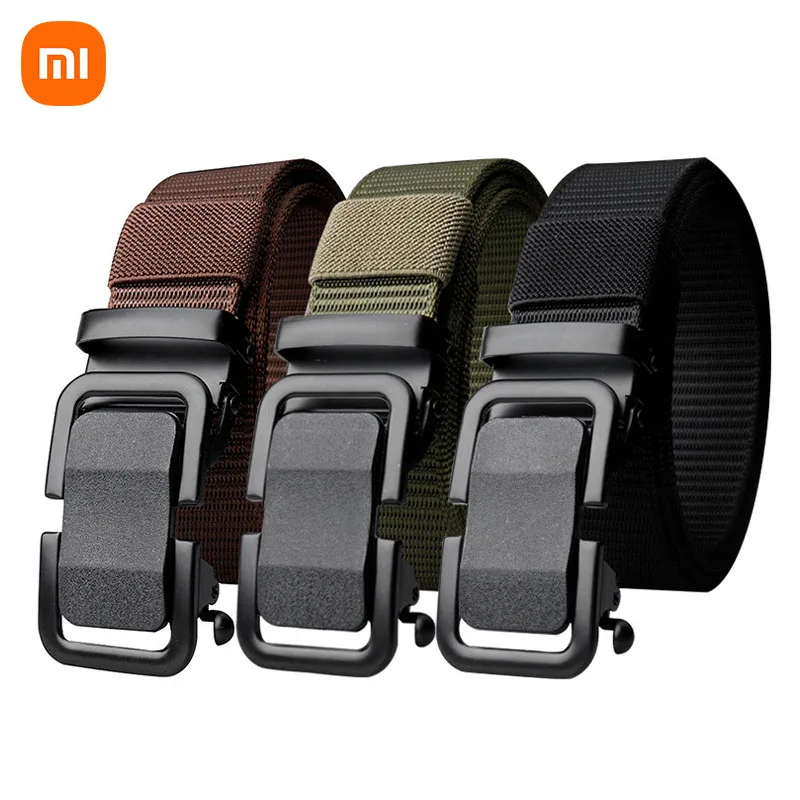 Ремень Xiaomi нейлоновый с перфорированной пряжкой мужской, Модный Тактический Универсальный Пояс для джинсов, уличный спортивный удлинитель
Ремень Xiaomi нейлоновый с перфорированной пряжкой мужской, Модный Тактический Универсальный Пояс для джинсов, уличный спортивный удлинитель