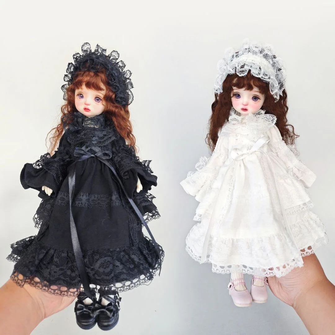 BJD doll clothes suitable for 1/6 size Cute black white dress clothes set doll accessories (2 points)
BJD doll clothes suitable for 1/6 size Cute black white dress clothes set doll accessories (2 points)