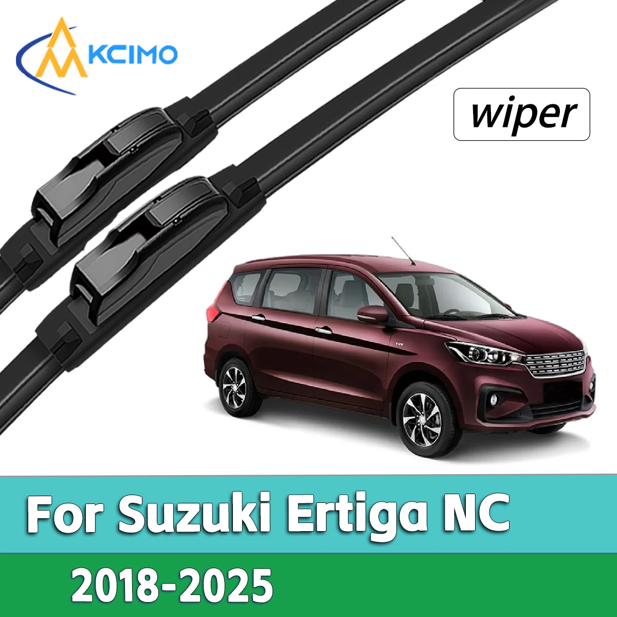 2Pcs Silent Smooth Rubber Wiper Set For Suzuki Ertiga NC 2018-2025 Easy Installation Automotive Accessories
2Pcs Silent Smooth Rubber Wiper Set For Suzuki Ertiga NC 2018-2025 Easy Installation Automotive Accessories