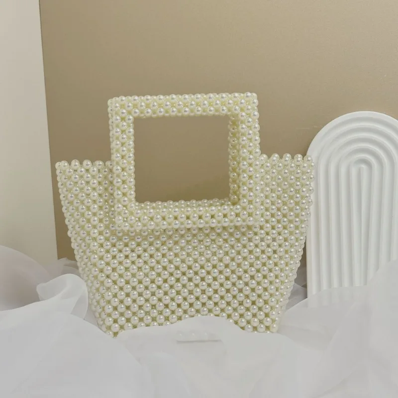 Customized Handmade Beaded Acrylic Square Handbag New Vintage Ins High Quality Versatile Crystal Pearl Handwoven Women's Bag
Customized Handmade Beaded Acrylic Square Handbag New Vintage Ins High Quality Versatile Crystal Pearl Handwoven Women's Bag
