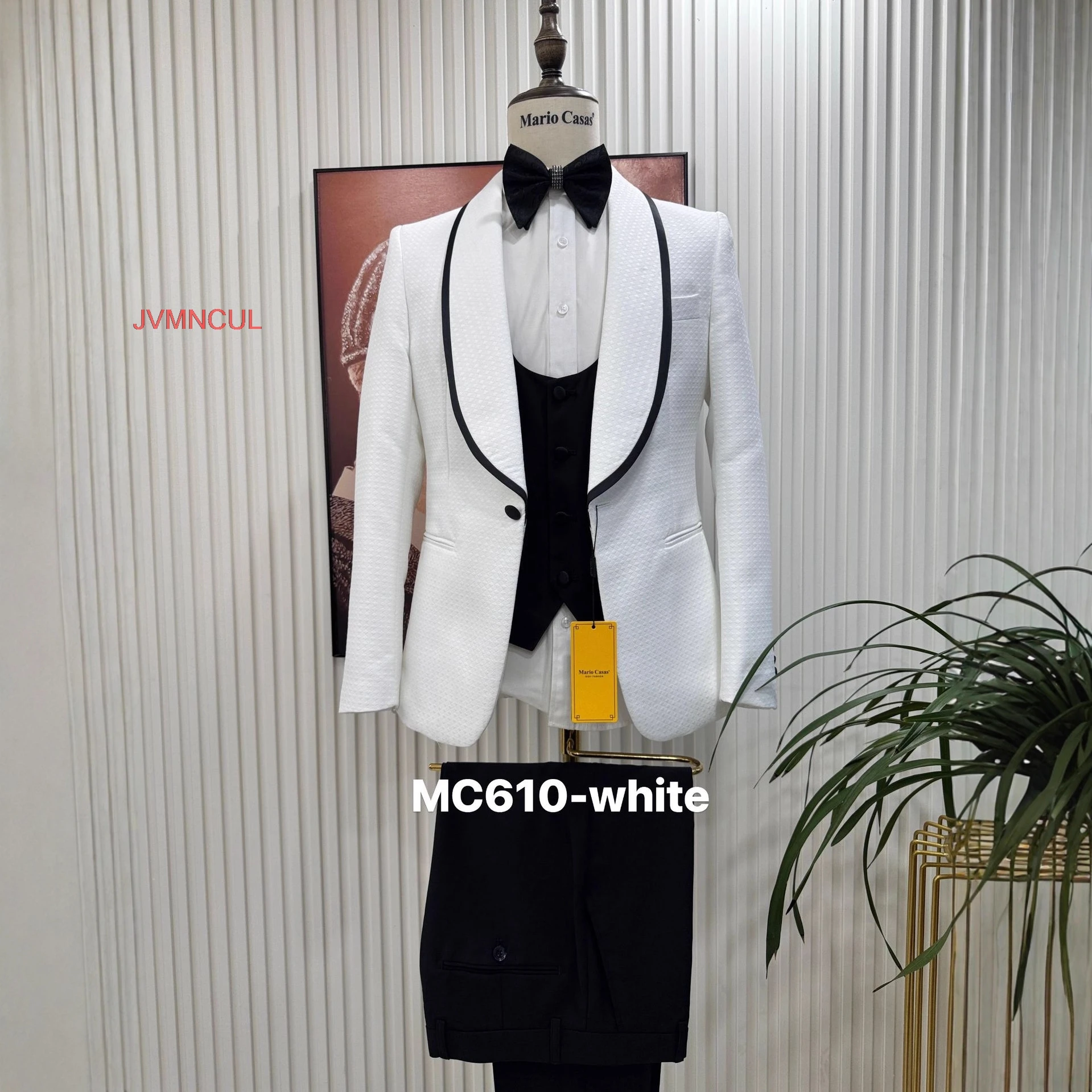 2026 Men's Jacquard Suit 3 Piece Slim Fit Blazer Vest Pants Wedding Groom Formal Party Host Business Elegant Outfit Set Clothing
2026 Men's Jacquard Suit 3 Piece Slim Fit Blazer Vest Pants Wedding Groom Formal Party Host Business Elegant Outfit Set Clothing