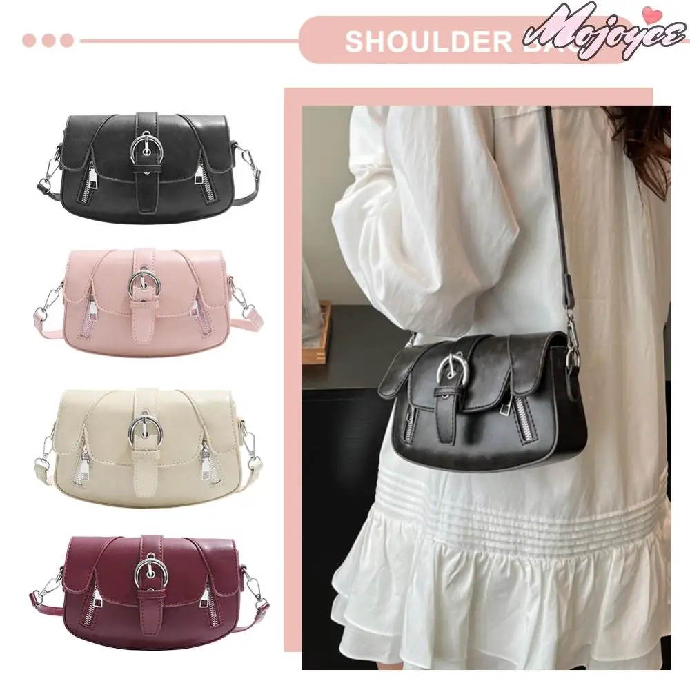 Shoulder Bag PU Leather Y2k Purse Buckle Zipper Crossbody Bag Adjustable Strap Underarm Purse for Women Work Shopping Travel
Shoulder Bag PU Leather Y2k Purse Buckle Zipper Crossbody Bag Adjustable Strap Underarm Purse for Women Work Shopping Travel