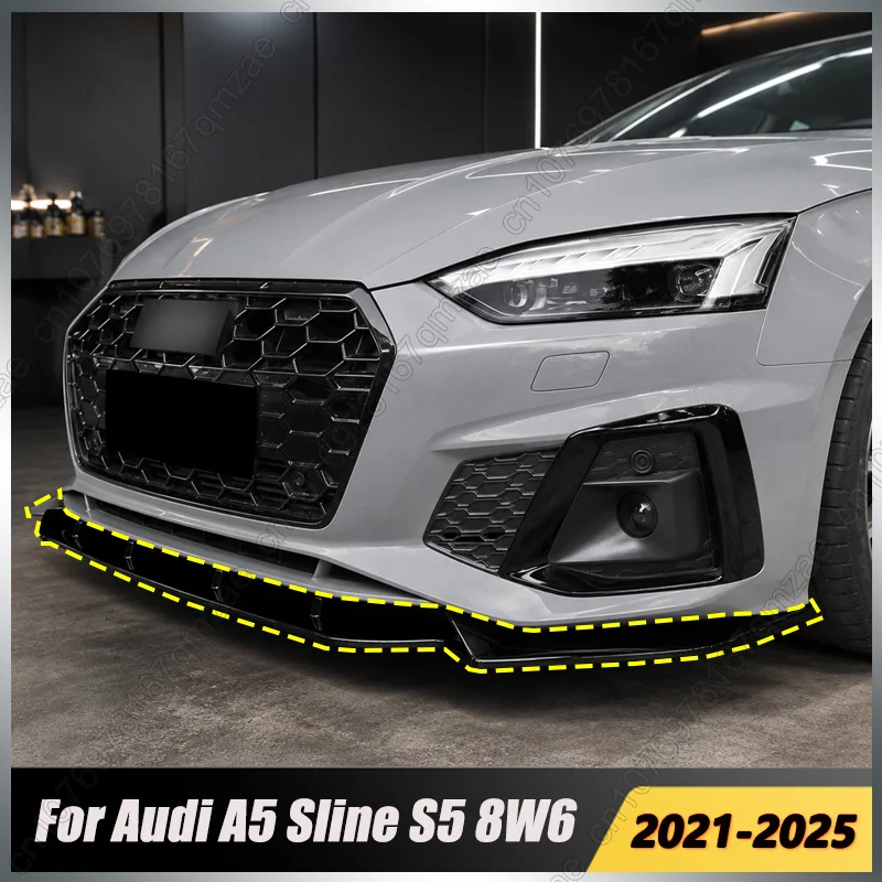 Car Front Bumper Spoiler Lip For Audi A5 Sline S5 8W6 2021-2025 3Pcs Diffuser Splitter Exterior Modification Body Kits
Car Front Bumper Spoiler Lip For Audi A5 Sline S5 8W6 2021-2025 3Pcs Diffuser Splitter Exterior Modification Body Kits