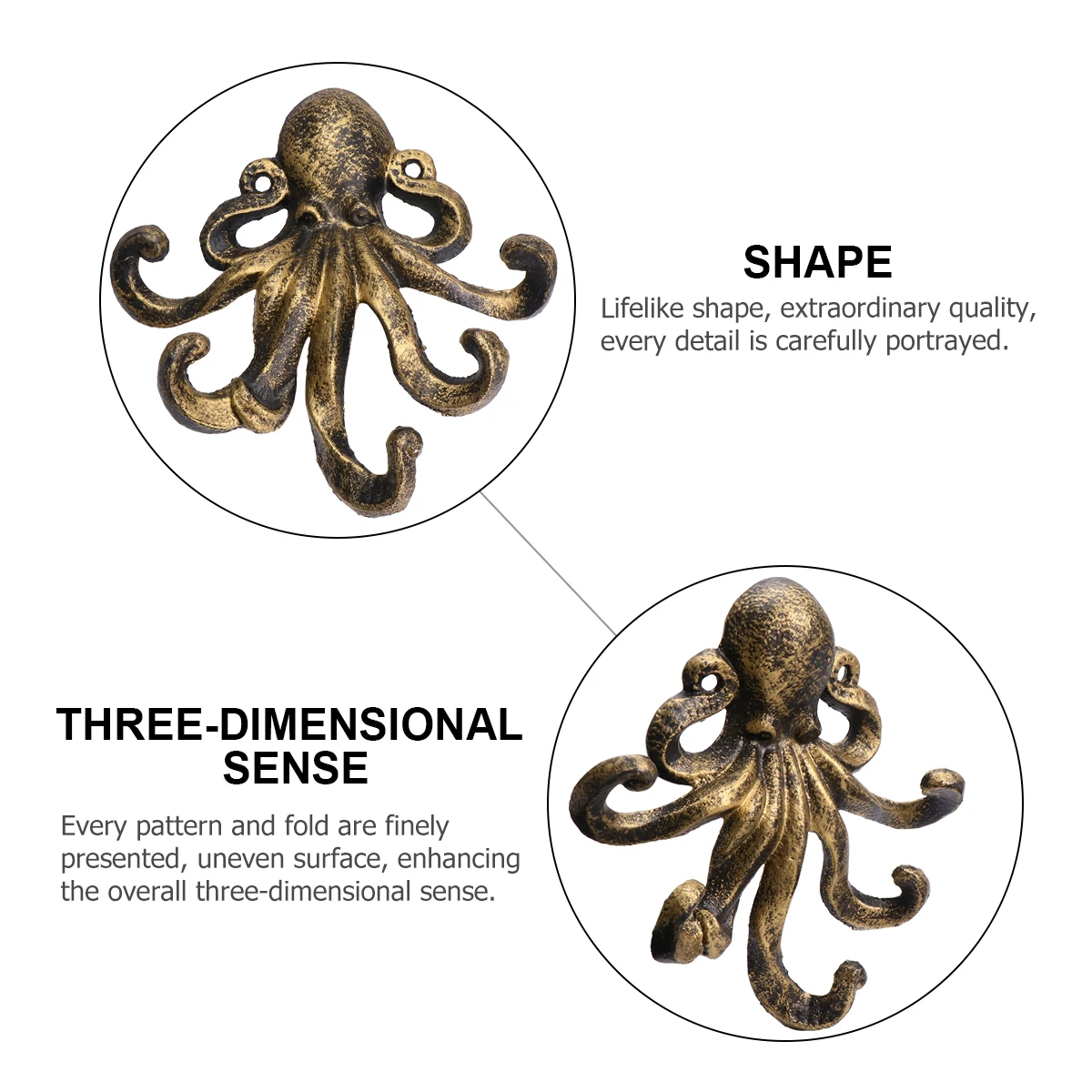 Rustic Octopus Retro Octopus Hook Hook Wall Mount Key Hanger Decor Hooks Vintage Bathroom Kitchen Storage Display
Rustic Octopus Retro Octopus Hook Hook Wall Mount Key Hanger Decor Hooks Vintage Bathroom Kitchen Storage Display