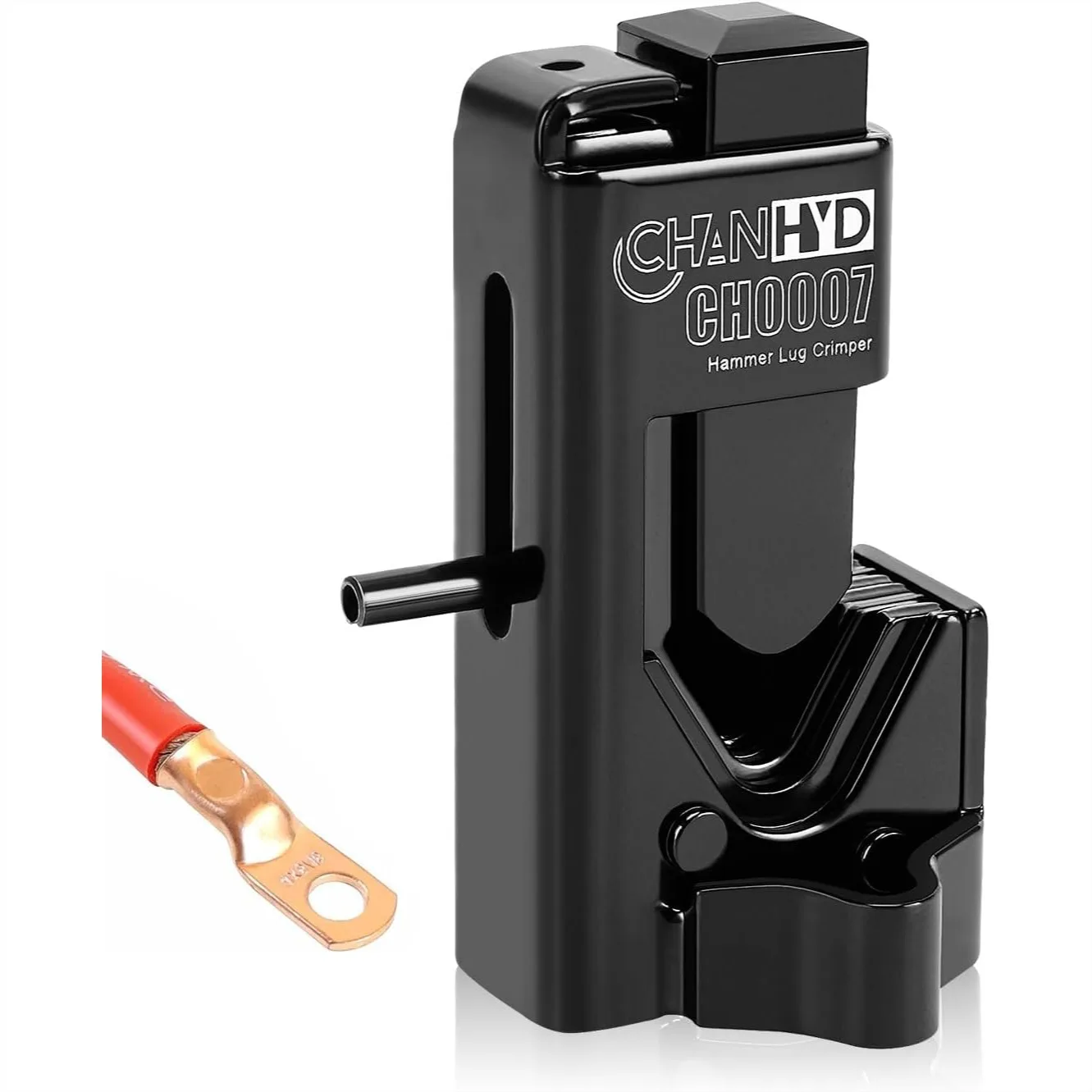 Hammer Lug Crimper Tool for 8 AWG to 3/0 AWG Battery & Welding Cables, Heavy-Duty Hand Crimper with Ergonomic Non-Slip Grip for
Hammer Lug Crimper Tool for 8 AWG to 3/0 AWG Battery & Welding Cables, Heavy-Duty Hand Crimper with Ergonomic Non-Slip Grip for