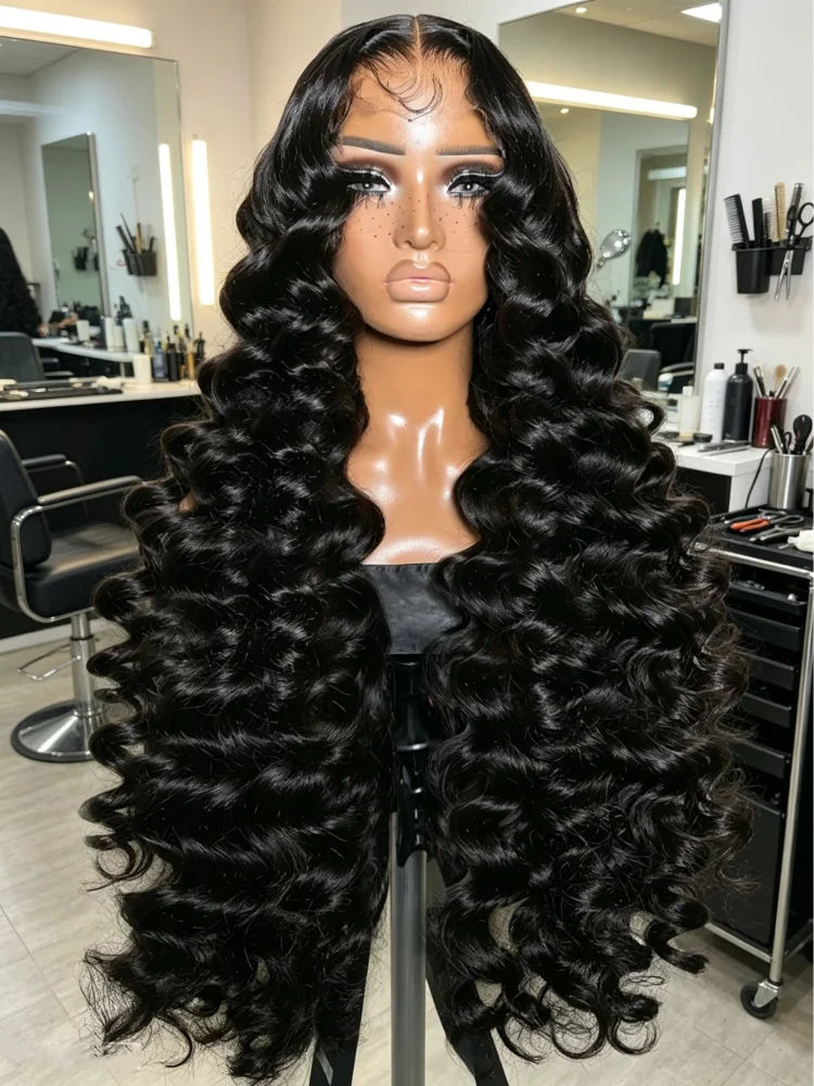 HD Transparent Lace Frontal Curly Wigs 220 Density Brazilian Loose Deep Wave Natural Water Wave Style 30 Inch Women Hair Wig
HD Transparent Lace Frontal Curly Wigs 220 Density Brazilian Loose Deep Wave Natural Water Wave Style 30 Inch Women Hair Wig