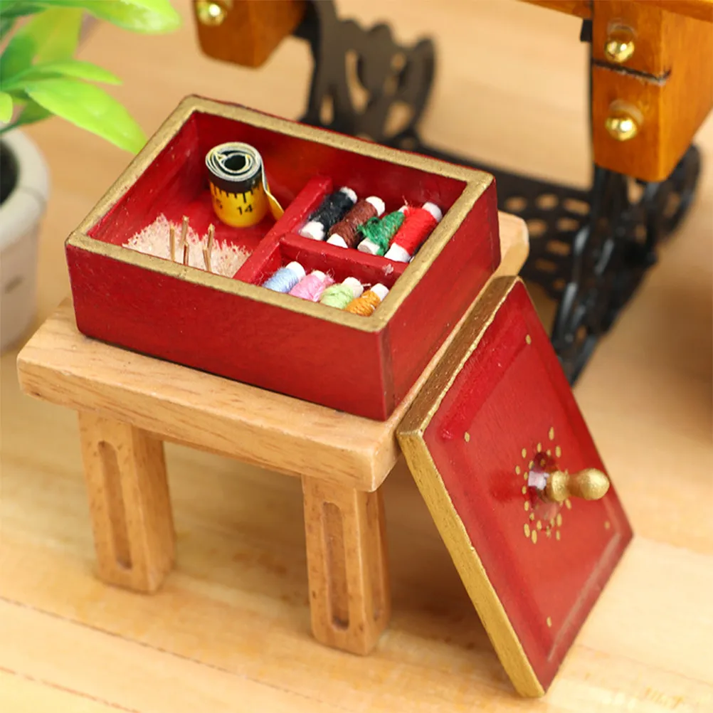 Miniature Sewing Box Special Design Compact Realistic Mini House Accessories Decor Micro Landscape Scene Ornament
Miniature Sewing Box Special Design Compact Realistic Mini House Accessories Decor Micro Landscape Scene Ornament