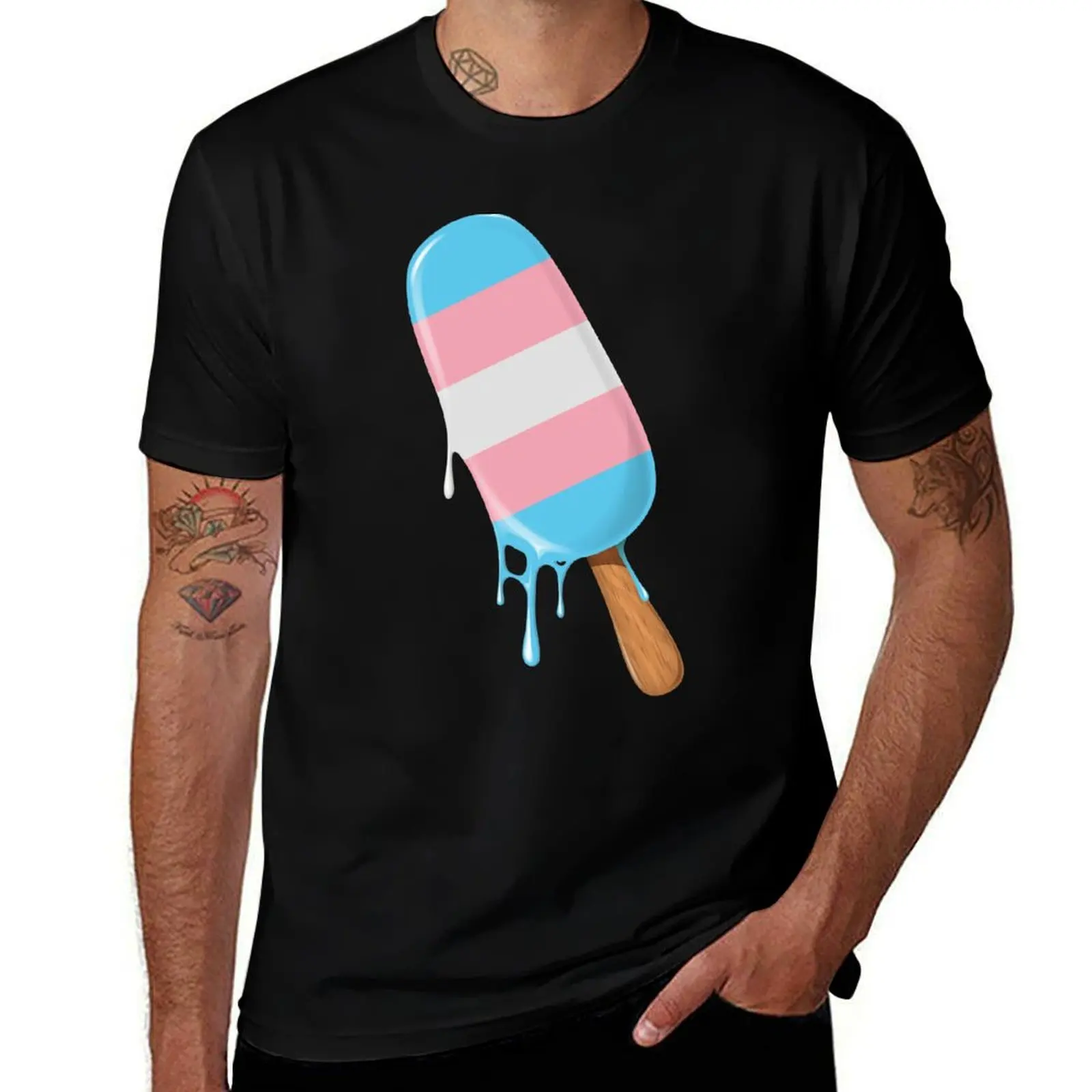 Transgender Pride Ice Cream LGBT Trans Flag Trans Pride T-Shirt anime t shirts oversize T-Shirt
Transgender Pride Ice Cream LGBT Trans Flag Trans Pride T-Shirt anime t shirts oversize T-Shirt