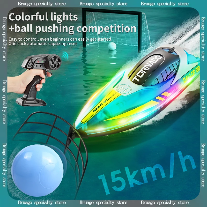 New HJ819T Remote Control Boat With Ball Pusher HJ821T High-Speed Catamaran Model Boat Transparent Lighting Features
New HJ819T Remote Control Boat With Ball Pusher HJ821T High-Speed Catamaran Model Boat Transparent Lighting Features