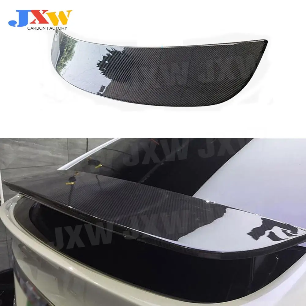 Carbon Fiber / FRP Rear Spoiler Boot Lid Cover Trim Wings Sticker For Tesla Model X Spoiler 2016-2018 Car Styling
Carbon Fiber / FRP Rear Spoiler Boot Lid Cover Trim Wings Sticker For Tesla Model X Spoiler 2016-2018 Car Styling