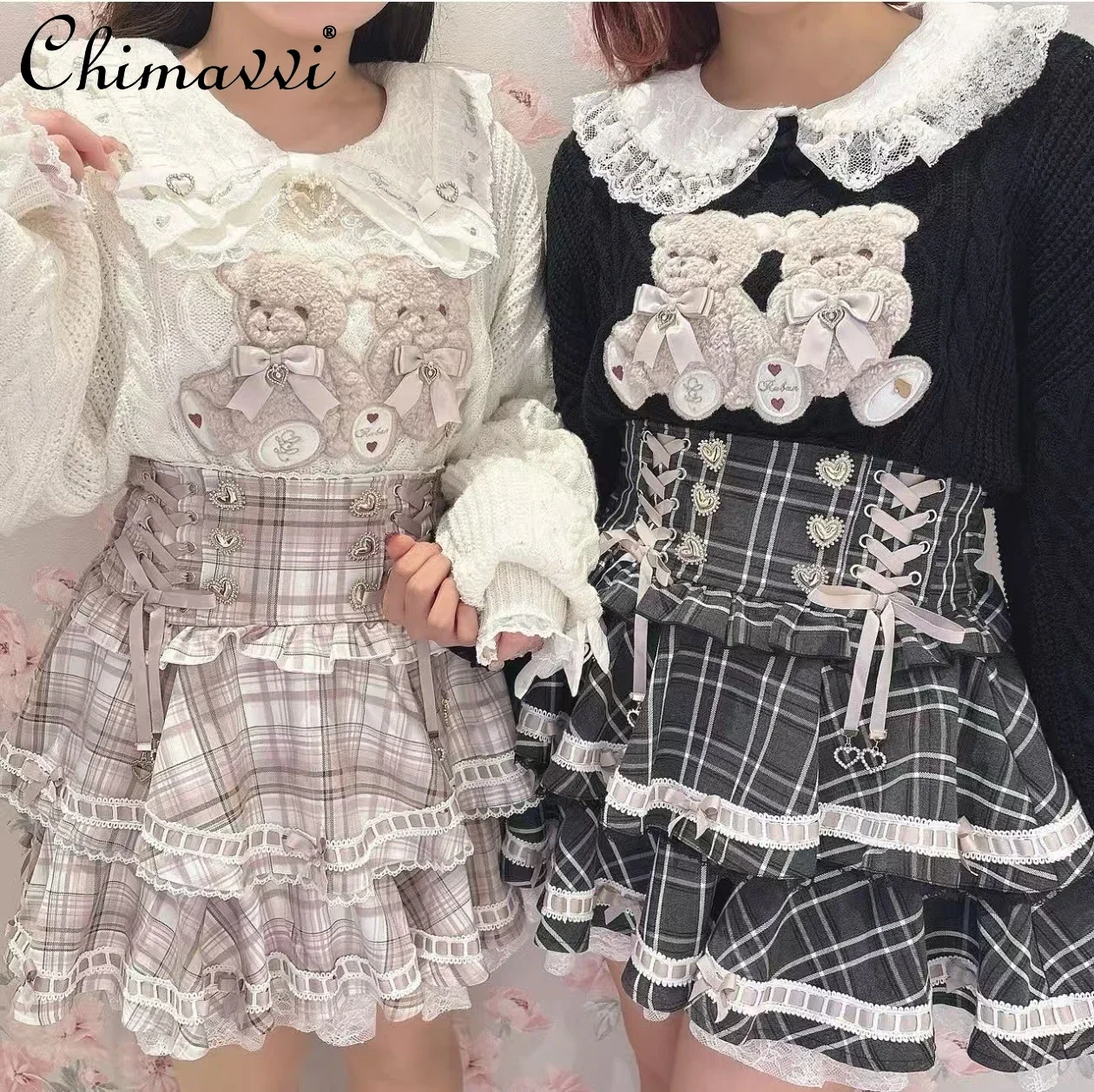 Liz Style Mine Lolita, двухцветная юбка с высокой талией и оборками, весна и лето, новые японские милые женские юбки Y2k с короткими бретелями
Liz Style Mine Lolita, двухцветная юбка с высокой талией и оборками, весна и лето, новые японские милые женские юбки Y2k с короткими бретелями