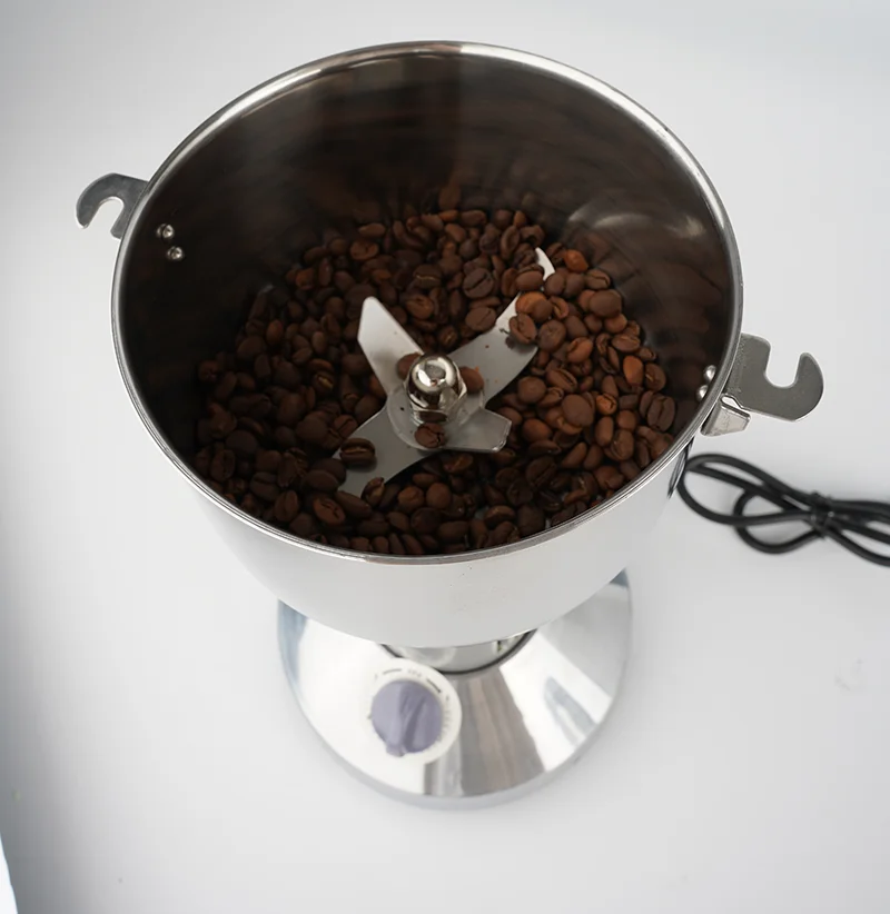 Самая продаваемая кофемолка из нержавеющей стали, универсальная кофемолка для зерен, шестилезвийная система из нержавеющей стали, большая емкость
Самая продаваемая кофемолка из нержавеющей стали, универсальная кофемолка для зерен, шестилезвийная система из нержавеющей стали, большая емкость
