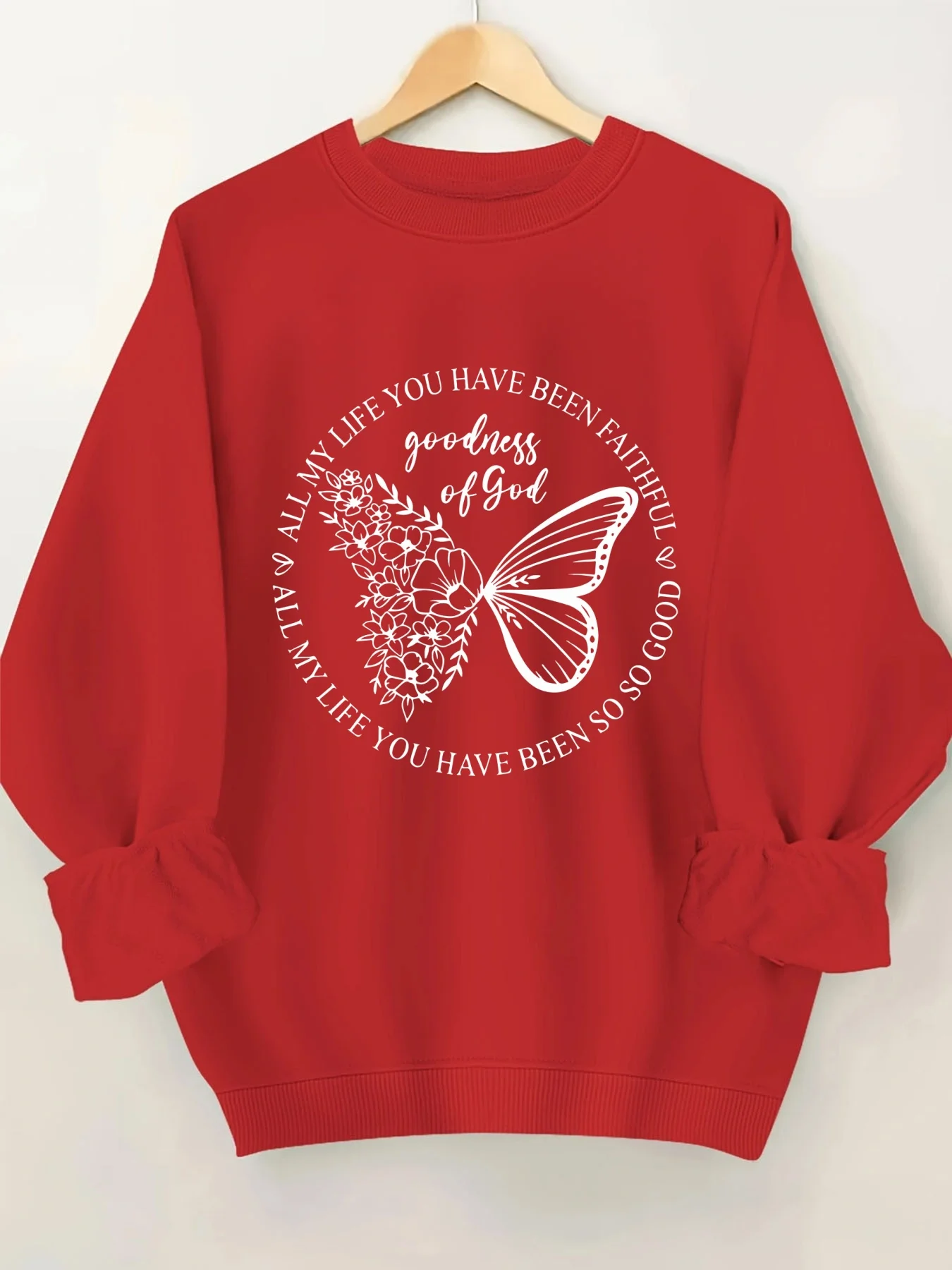 Модная женская толстовка с круглым вырезом и буквенным узором бабочки, стильная повседневная уличная одежда
Модная женская толстовка с круглым вырезом и буквенным узором бабочки, стильная повседневная уличная одежда