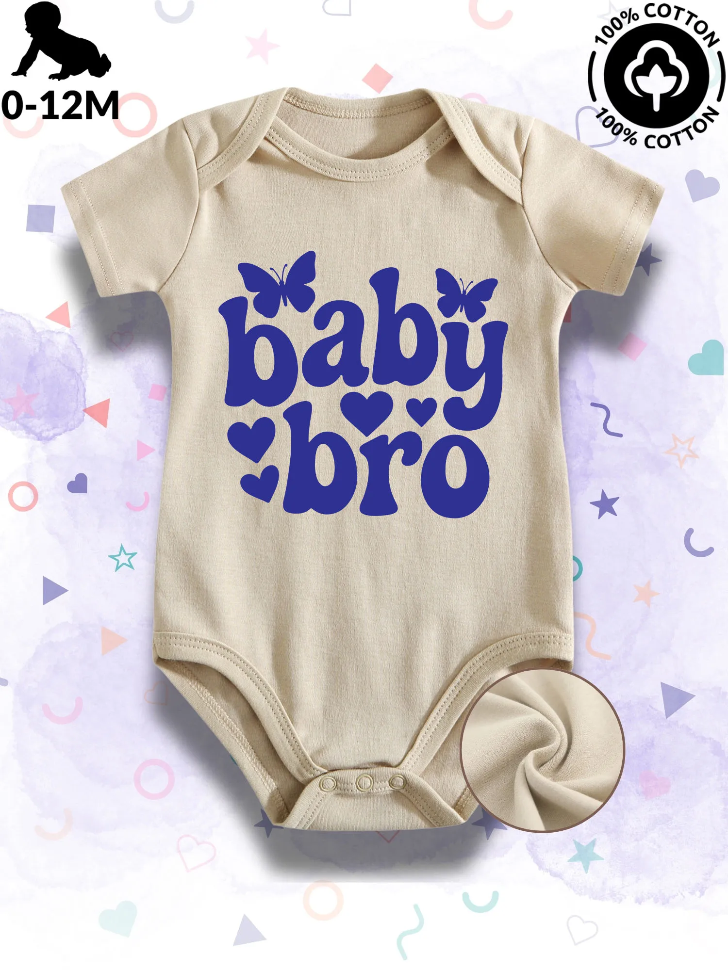 Детское боди унисекс Baby Bro, мягкий комбинезон из 100% хлопка, всесезонная одежда, бежевый костюм для ползания 190GSM
Детское боди унисекс Baby Bro, мягкий комбинезон из 100% хлопка, всесезонная одежда, бежевый костюм для ползания 190GSM