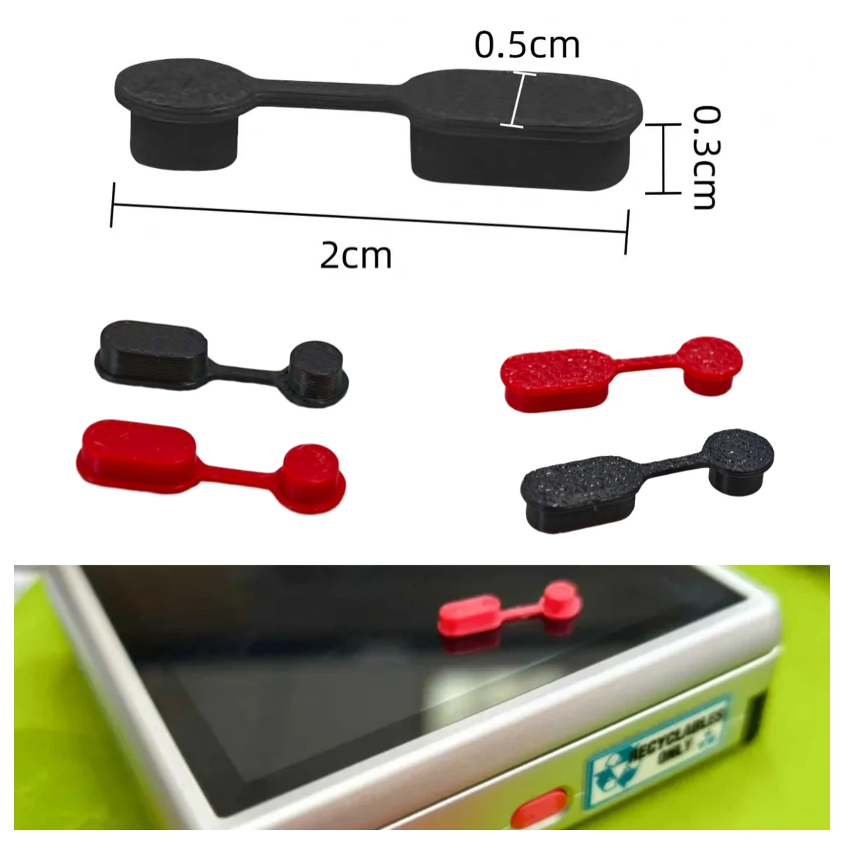 3D Printed Replacement Side Buttons for Anbernic RG Rotate Lower Profile Reduce Accidental Triggers Disassembly Required
3D Printed Replacement Side Buttons for Anbernic RG Rotate Lower Profile Reduce Accidental Triggers Disassembly Required