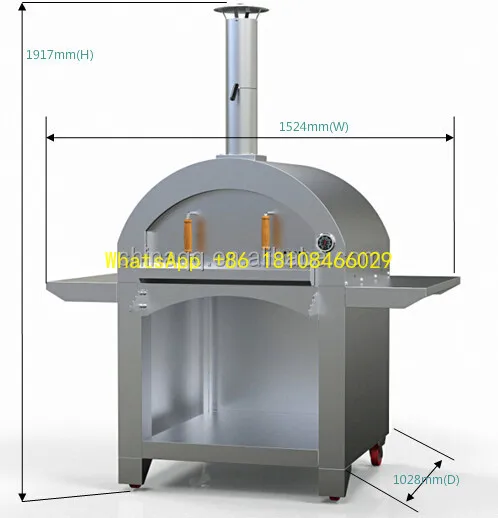 Bakery Use Wood Burning Equipment KU-006D Outdoor Wood Fired Pizza Oven Stainless Steel BBQ Grill for
Bakery Use Wood Burning Equipment KU-006D Outdoor Wood Fired Pizza Oven Stainless Steel BBQ Grill for