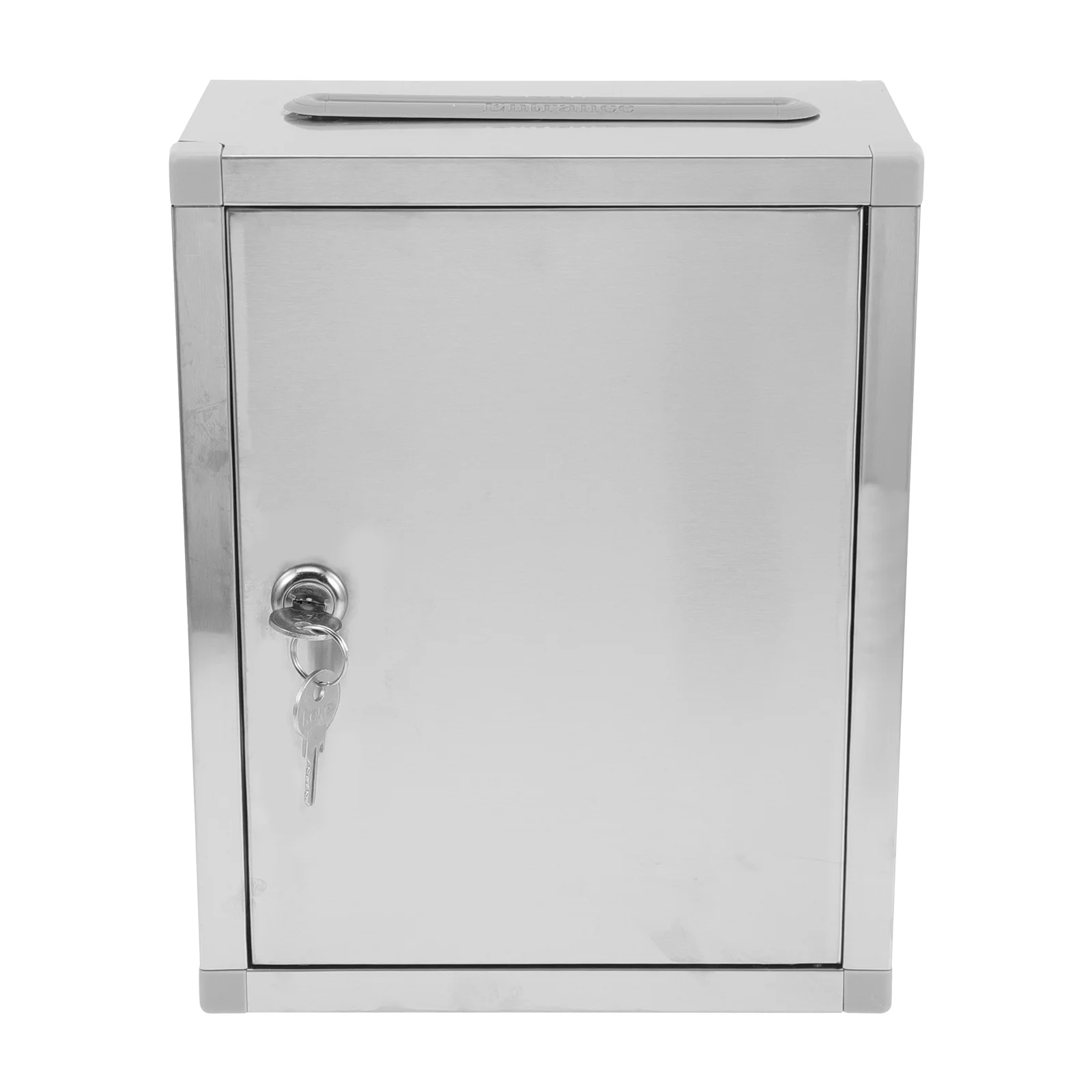 Decorate Stainless Steel Mailbox Letter Post Container Metal 2700X2100X1100CM Silver Office
Decorate Stainless Steel Mailbox Letter Post Container Metal 2700X2100X1100CM Silver Office