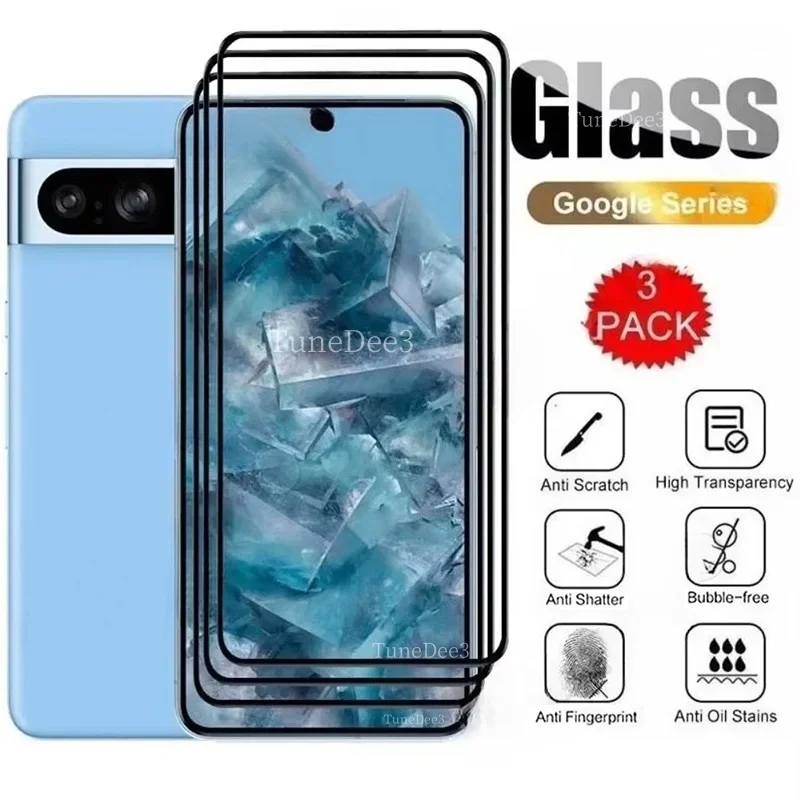 3Pcs Tempered Glass For Google Pixel 9 10 Pro XL 9A 8A 7A 6A 6 7 8 9 10 Pro Curved Full Cover Transparent Screen Protector Film
3Pcs Tempered Glass For Google Pixel 9 10 Pro XL 9A 8A 7A 6A 6 7 8 9 10 Pro Curved Full Cover Transparent Screen Protector Film