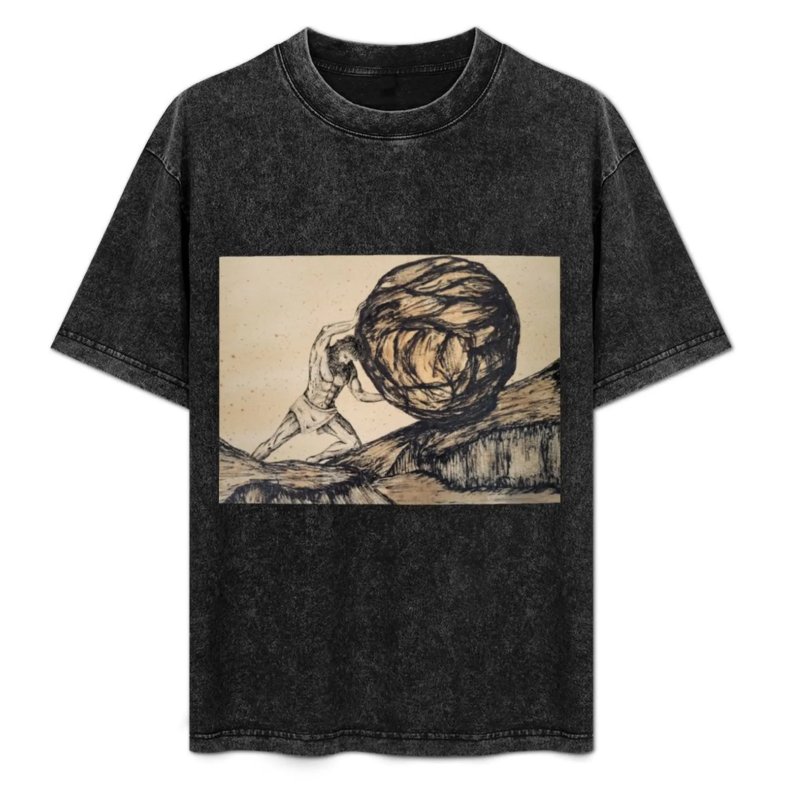 Sisyphus, Punishment, Mythology, Greek Mythology, Inktober, Boulder T-Shirt tees summer shirt topping outfits for men
Sisyphus, Punishment, Mythology, Greek Mythology, Inktober, Boulder T-Shirt tees summer shirt topping outfits for men