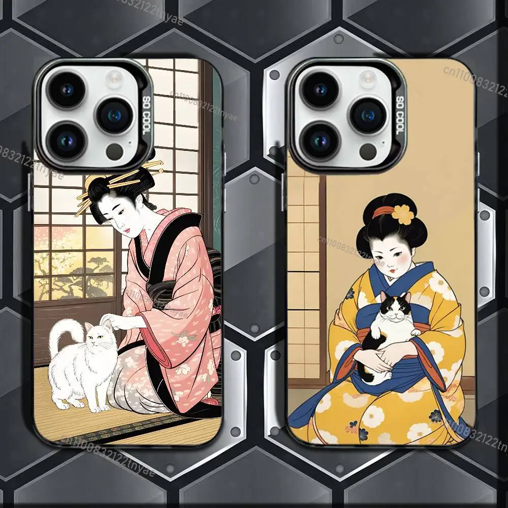 Japanese Kimono Cat Phone Case IMD Phone Case For IPhone 17,16,15,14,13,12,11 Pro Max Plus Color Silver Cover
Japanese Kimono Cat Phone Case IMD Phone Case For IPhone 17,16,15,14,13,12,11 Pro Max Plus Color Silver Cover
