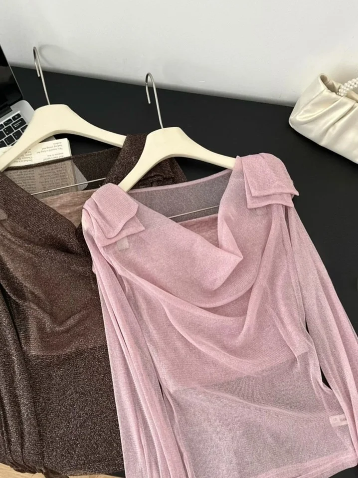 Сексуальный топ с длинным узлом Sve Thin Me, женская облегающая футболка с откидным воротником из полиэфирного волокна Sweet Sle
Сексуальный топ с длинным узлом Sve Thin Me, женская облегающая футболка с откидным воротником из полиэфирного волокна Sweet Sle