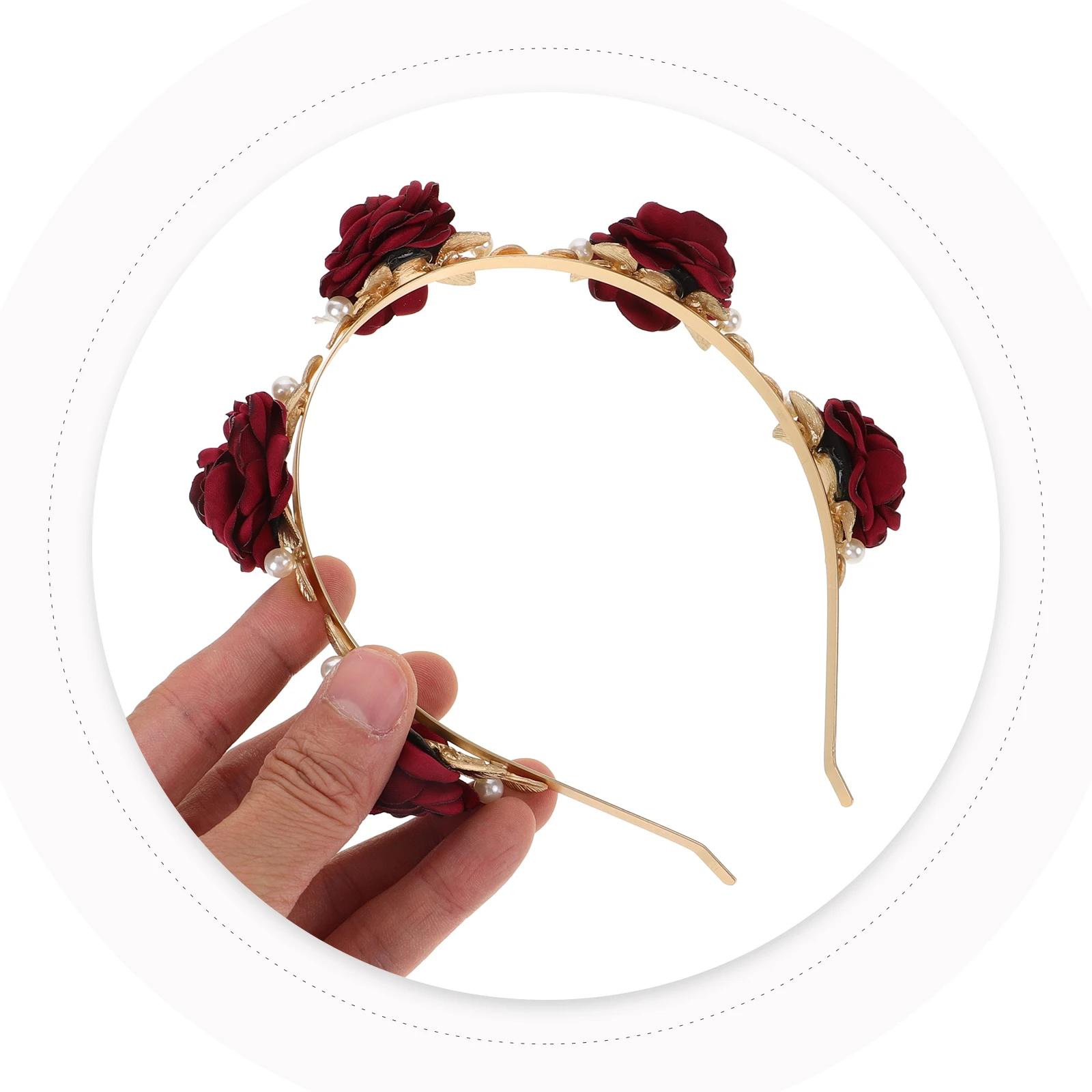 Hairband Bride Rose Clips Pearl Headband Floral Headwear Women Headdress Wedding Party Photo Shoots Graduation
Hairband Bride Rose Clips Pearl Headband Floral Headwear Women Headdress Wedding Party Photo Shoots Graduation