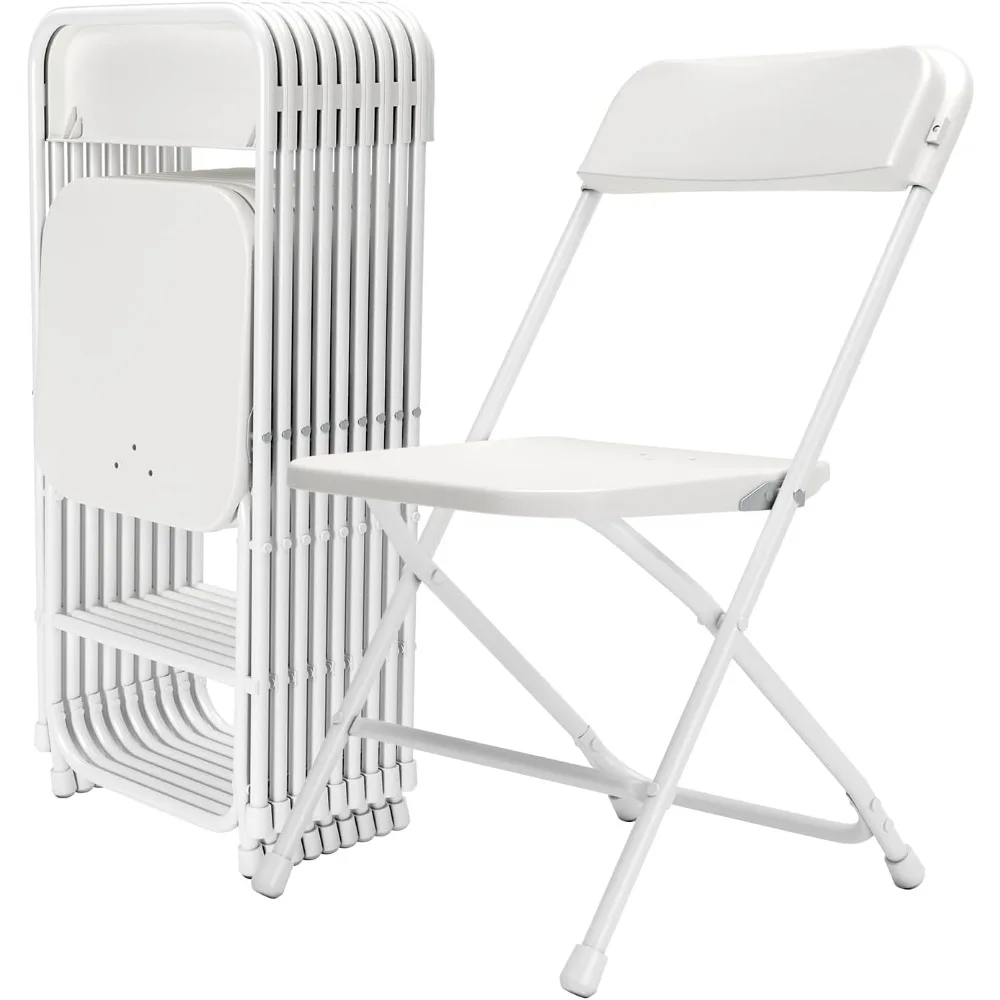 Складные стулья, 10 шт., белые пластиковые складные стулья для использования на открытом воздухе, портативное штабелируемое коммерческое сиденье
Складные стулья, 10 шт., белые пластиковые складные стулья для использования на открытом воздухе, портативное штабелируемое коммерческое сиденье