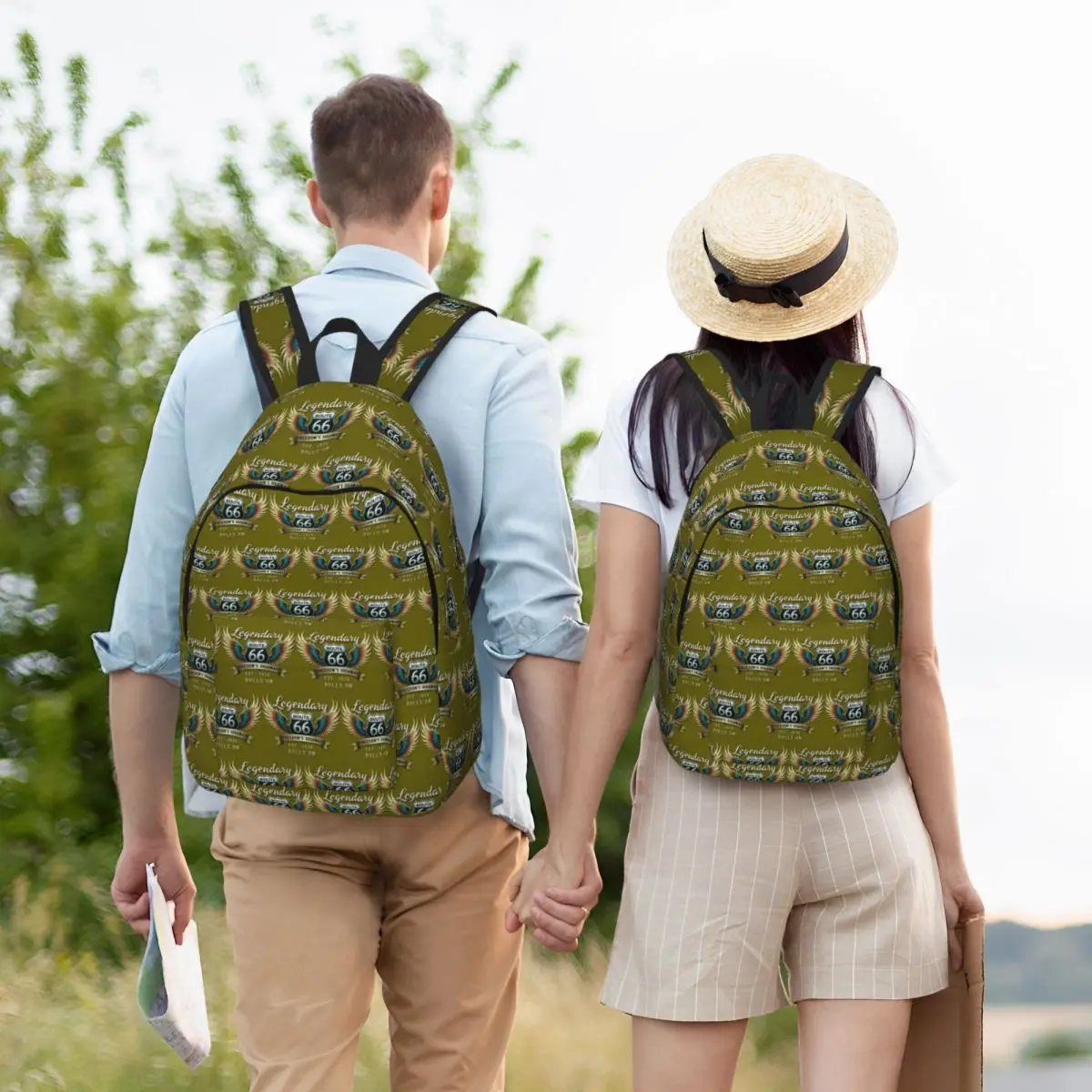 Route 66 Backpack Student BookBag Kids School Bag Laptop Shoulder Bags for Men Women
Route 66 Backpack Student BookBag Kids School Bag Laptop Shoulder Bags for Men Women