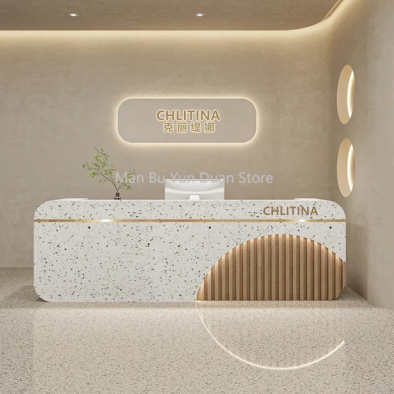 Luxury Receiption Desk Aesthetic Center Decor Reception Furniture Pink Counter Table Office Modern Salon Front Retail Showcase
Luxury Receiption Desk Aesthetic Center Decor Reception Furniture Pink Counter Table Office Modern Salon Front Retail Showcase