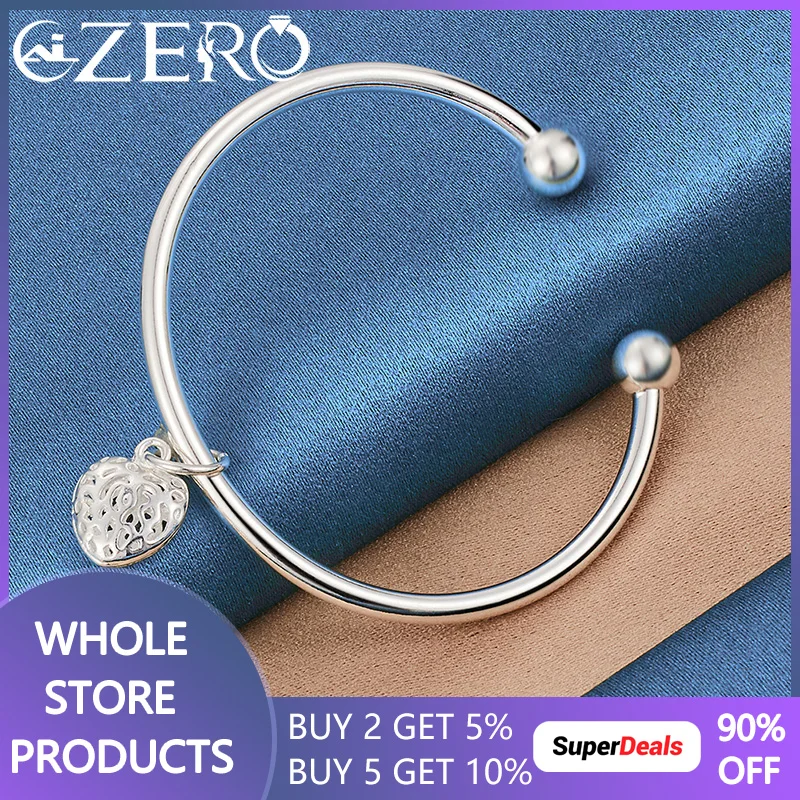 ALIZERO 925 Sterling Silver Hollow Heart Cuff Bangle Bracelet For Woman Wedding Engagement Party Fashion Charm Jewelry Gifts
ALIZERO 925 Sterling Silver Hollow Heart Cuff Bangle Bracelet For Woman Wedding Engagement Party Fashion Charm Jewelry Gifts