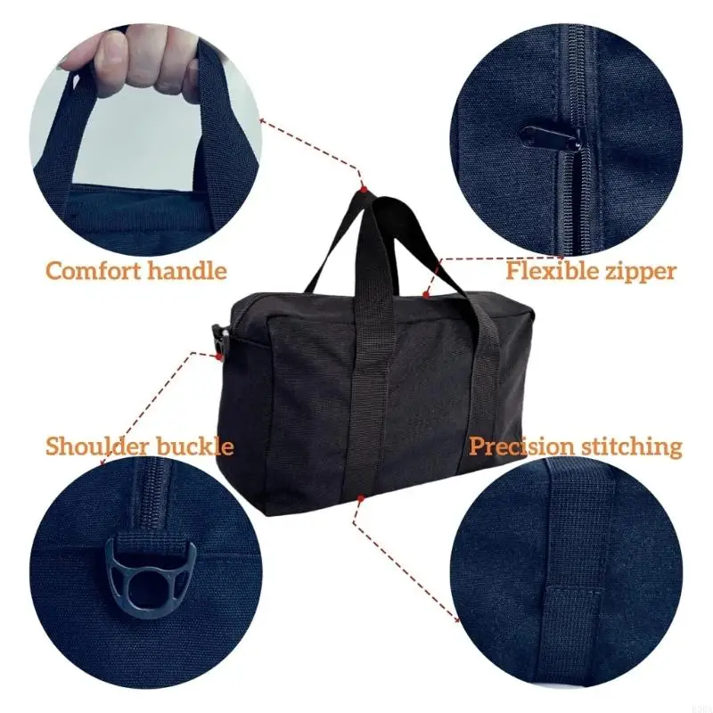 Industrial Strength 12" Black Tool Storage Case Reinforced Cloth Wide Mouth Compartment For Mechanics Equipment Workshop
Industrial Strength 12" Black Tool Storage Case Reinforced Cloth Wide Mouth Compartment For Mechanics Equipment Workshop