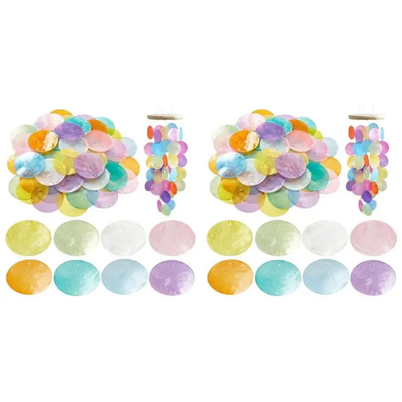 A36T-2Set 2Inch Round Sliced Capiz Shell Disc Sea Shell Coin Bead Connector With 1.5Mm Dual Holes For Crafting
A36T-2Set 2Inch Round Sliced Capiz Shell Disc Sea Shell Coin Bead Connector With 1.5Mm Dual Holes For Crafting