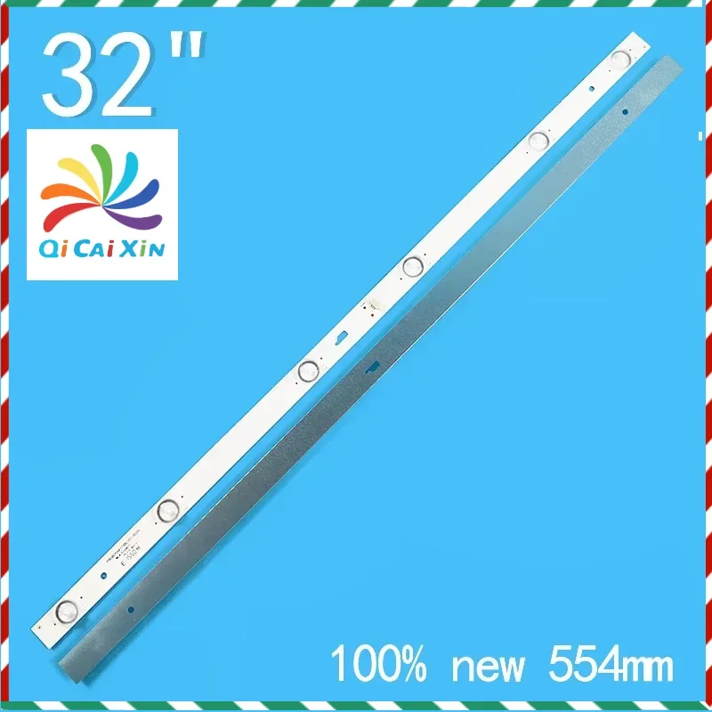 New 2PCS/lot 554mm 6LEDs 3V For 32" LCD TV 4C-LB320T-GY6 4C-LB320T-JF3 L32S64TE5W TH32D500C 32L2600C 32L26CMC 32HB3103
New 2PCS/lot 554mm 6LEDs 3V For 32" LCD TV 4C-LB320T-GY6 4C-LB320T-JF3 L32S64TE5W TH32D500C 32L2600C 32L26CMC 32HB3103