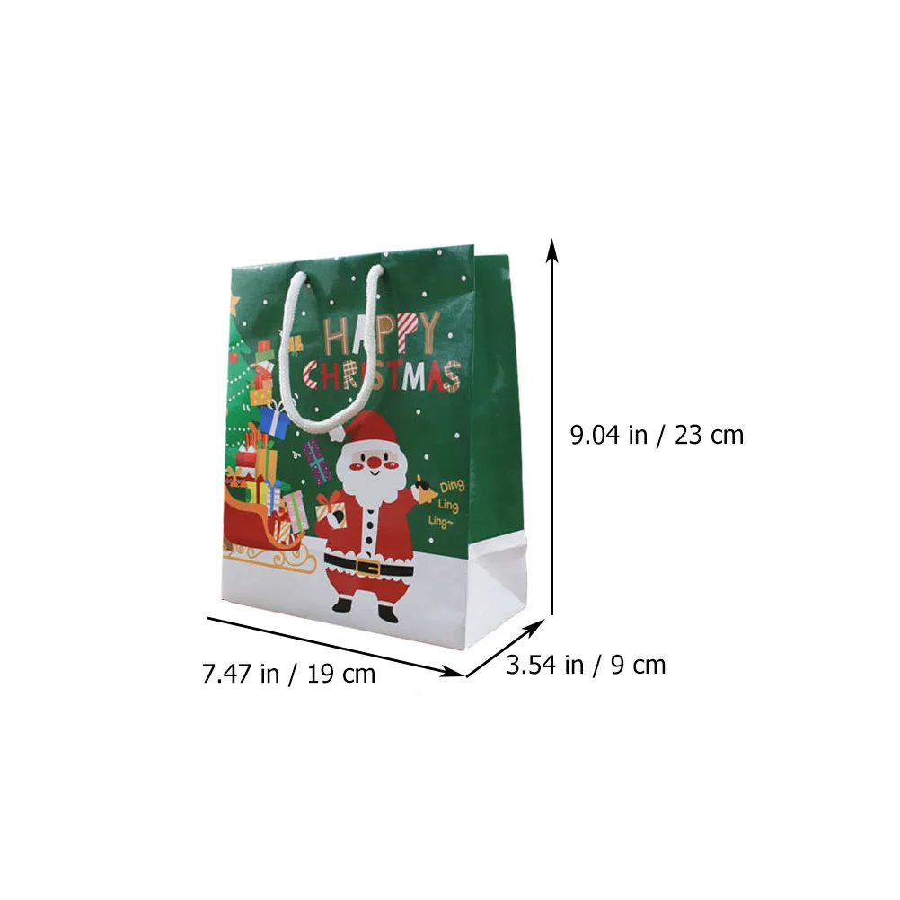 12 Pcs Christmas Tote Bag Candy Wrapping Paper Bags Sweet Holiday Gift Party Packing
12 Pcs Christmas Tote Bag Candy Wrapping Paper Bags Sweet Holiday Gift Party Packing