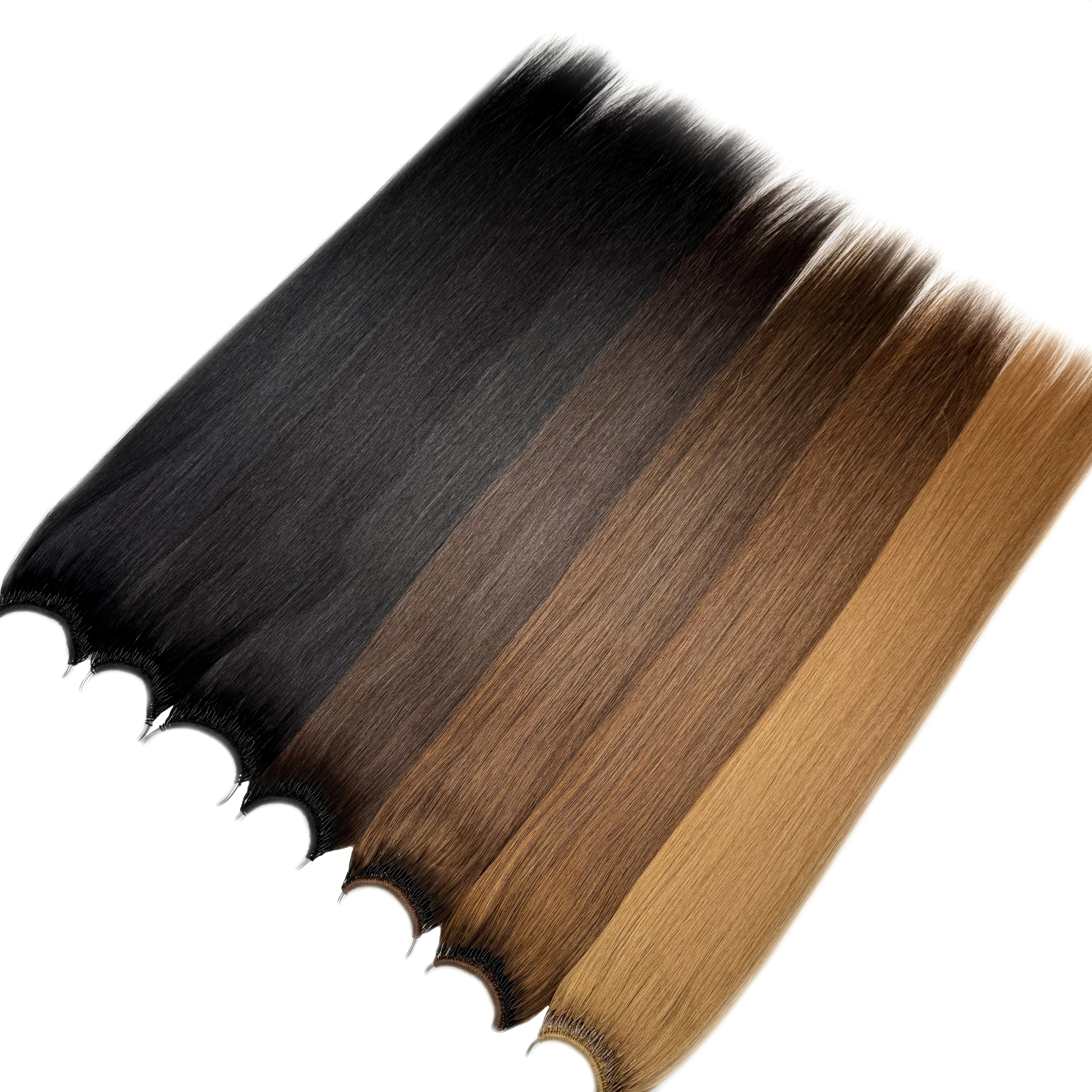 100% Human Hair Korean Cotton Hair Extension Cotton thread twins tip hair Double Drawn Feather Hair Extension
100% Human Hair Korean Cotton Hair Extension Cotton thread twins tip hair Double Drawn Feather Hair Extension