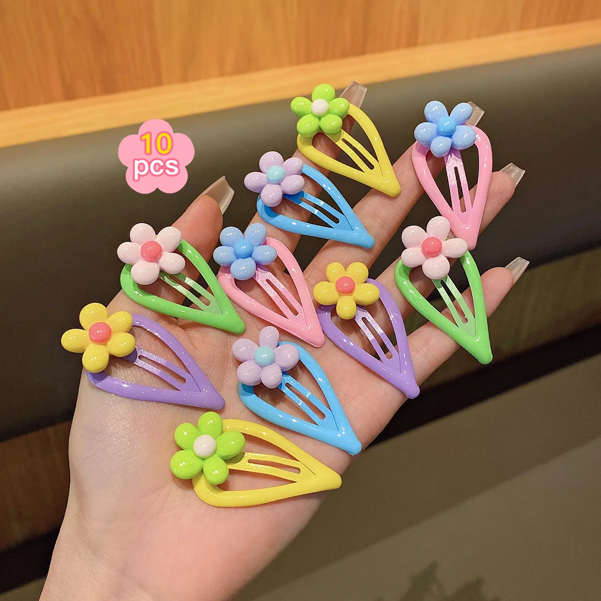 10 Heart Flower Bb Clips, Sweet Style Hair Clips, Suitable for Daily Use
10 Heart Flower Bb Clips, Sweet Style Hair Clips, Suitable for Daily Use