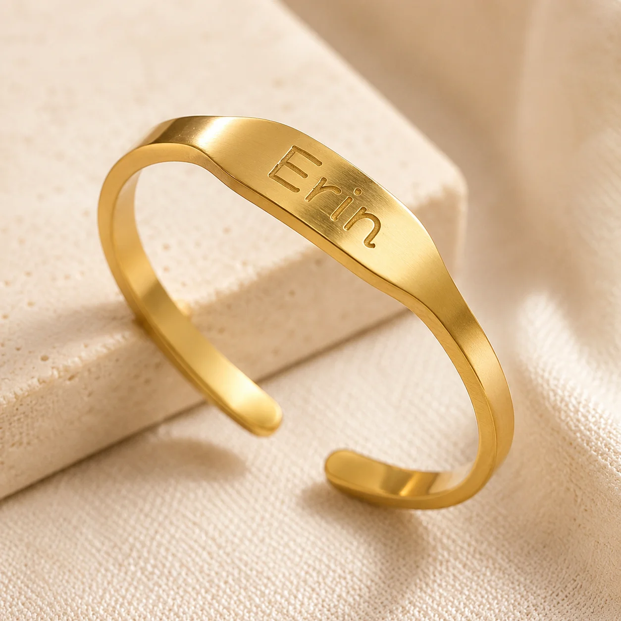 Custom Name Ring Stainless Steel Personalized Adjustable Open Ring Gold Silver Minimalist Jewelry Gift for Women
Custom Name Ring Stainless Steel Personalized Adjustable Open Ring Gold Silver Minimalist Jewelry Gift for Women