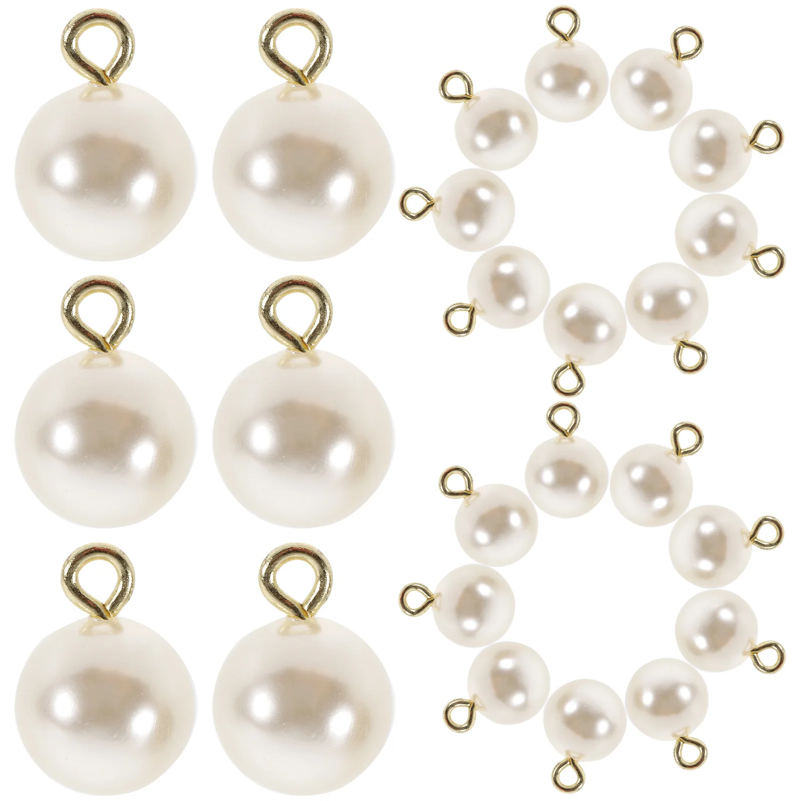100Pcs Imitation Pearl Jewelry Charms Durable DIY Necklace Bracelet Pendants for Handmade Craft Supplies Necklace Charms 
100Pcs Imitation Pearl Jewelry Charms Durable DIY Necklace Bracelet Pendants for Handmade Craft Supplies Necklace Charms