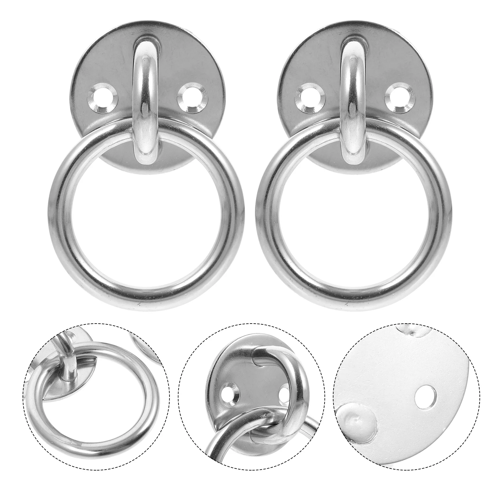 2 Pcs Circular Fixed Retaining Stainless Steel Hammock Mount Part Heavy Duty Round Eye Plate Kit Ceiling Pad
2 Pcs Circular Fixed Retaining Stainless Steel Hammock Mount Part Heavy Duty Round Eye Plate Kit Ceiling Pad