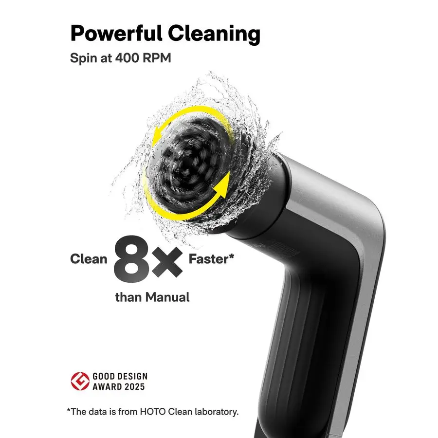 Беспроводная электрическая вращающаяся щетка-скруббер Grip, водонепроницаемость IPX7, легкий вес 0,65 фунта, 6 насадок, мощный очиститель, для уборки.
Беспроводная электрическая вращающаяся щетка-скруббер Grip, водонепроницаемость IPX7, легкий вес 0,65 фунта, 6 насадок, мощный очиститель, для уборки.