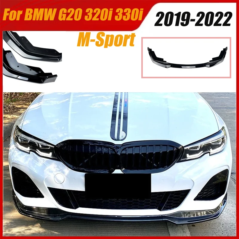 Front Bumper Lip for BMW G20 M-Sport 320i 330i 2019-2022 3Pcs Car Splitter Spoiler Diffuser Guard Body Kits Tuning Accessories
Front Bumper Lip for BMW G20 M-Sport 320i 330i 2019-2022 3Pcs Car Splitter Spoiler Diffuser Guard Body Kits Tuning Accessories