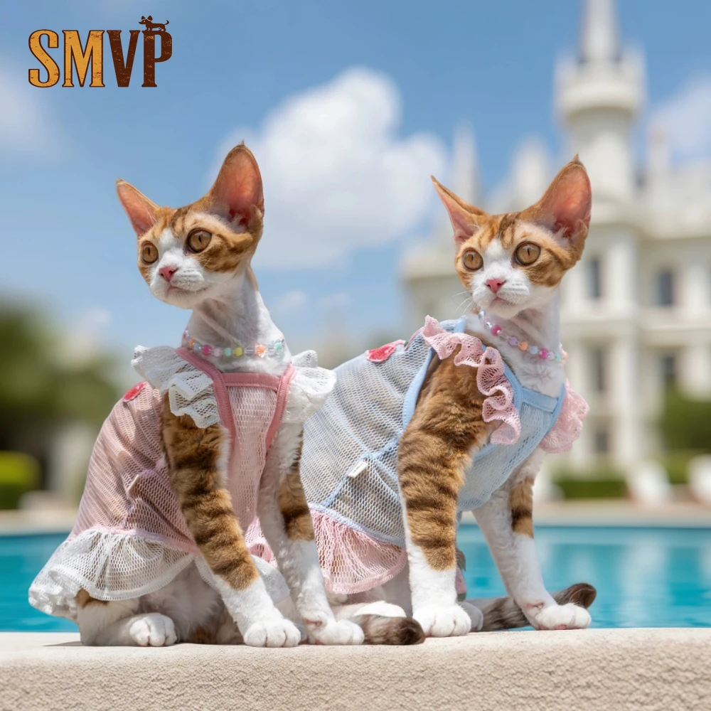 Soft Cute Girl Style Princess Dress Blue Pink Contrasting Color Embroidered Cherry Pattern Decoration Pet Cat Small Dog Clothes
Soft Cute Girl Style Princess Dress Blue Pink Contrasting Color Embroidered Cherry Pattern Decoration Pet Cat Small Dog Clothes