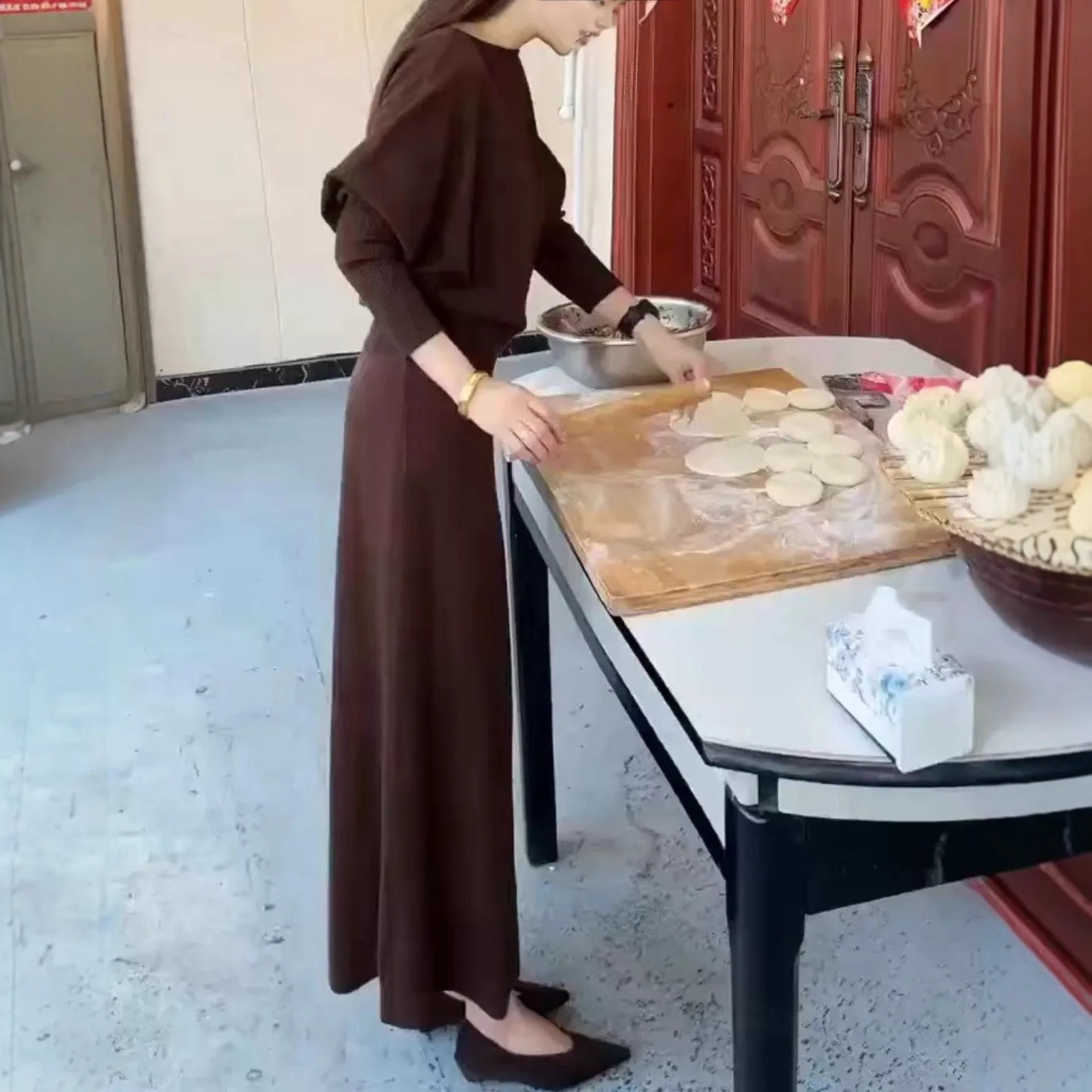 2025 Autumn New Long-sleeved Simple Top High-waisted Skirt for Thin Women
2025 Autumn New Long-sleeved Simple Top High-waisted Skirt for Thin Women