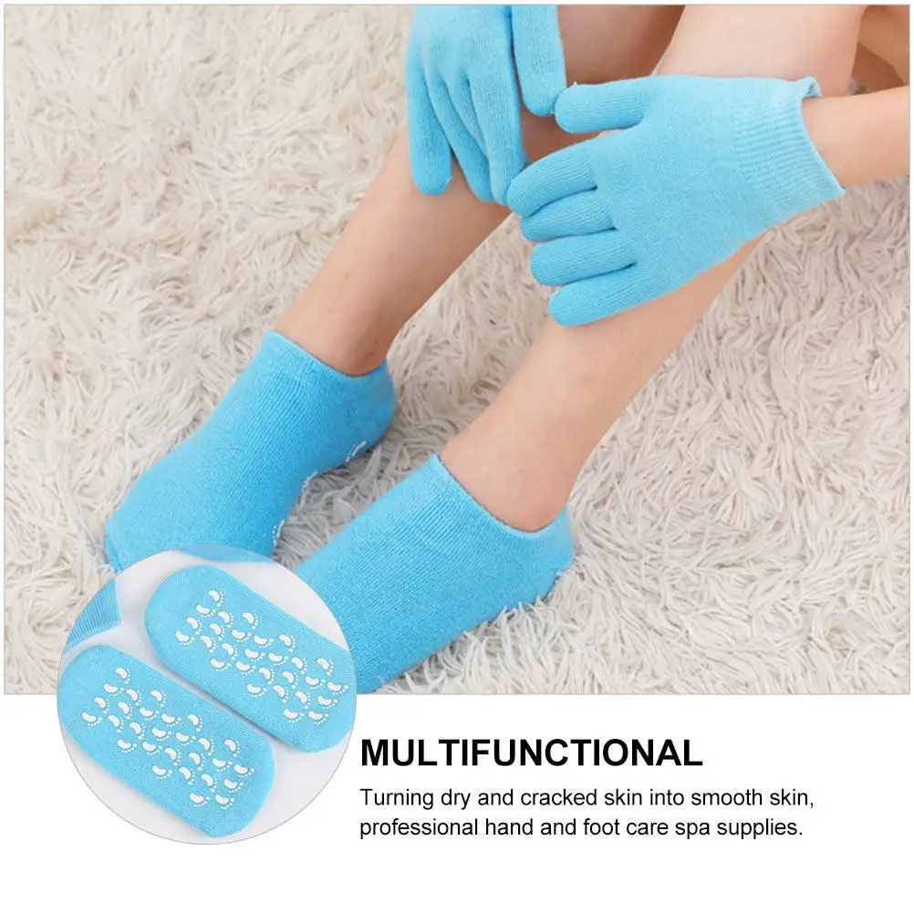 2 Sets Hand Foot Care Spa Moisturizing Gel Gloves Socks Moisturizing Therapy Dry Skin Repair Gel Spa Gloves Socks
2 Sets Hand Foot Care Spa Moisturizing Gel Gloves Socks Moisturizing Therapy Dry Skin Repair Gel Spa Gloves Socks