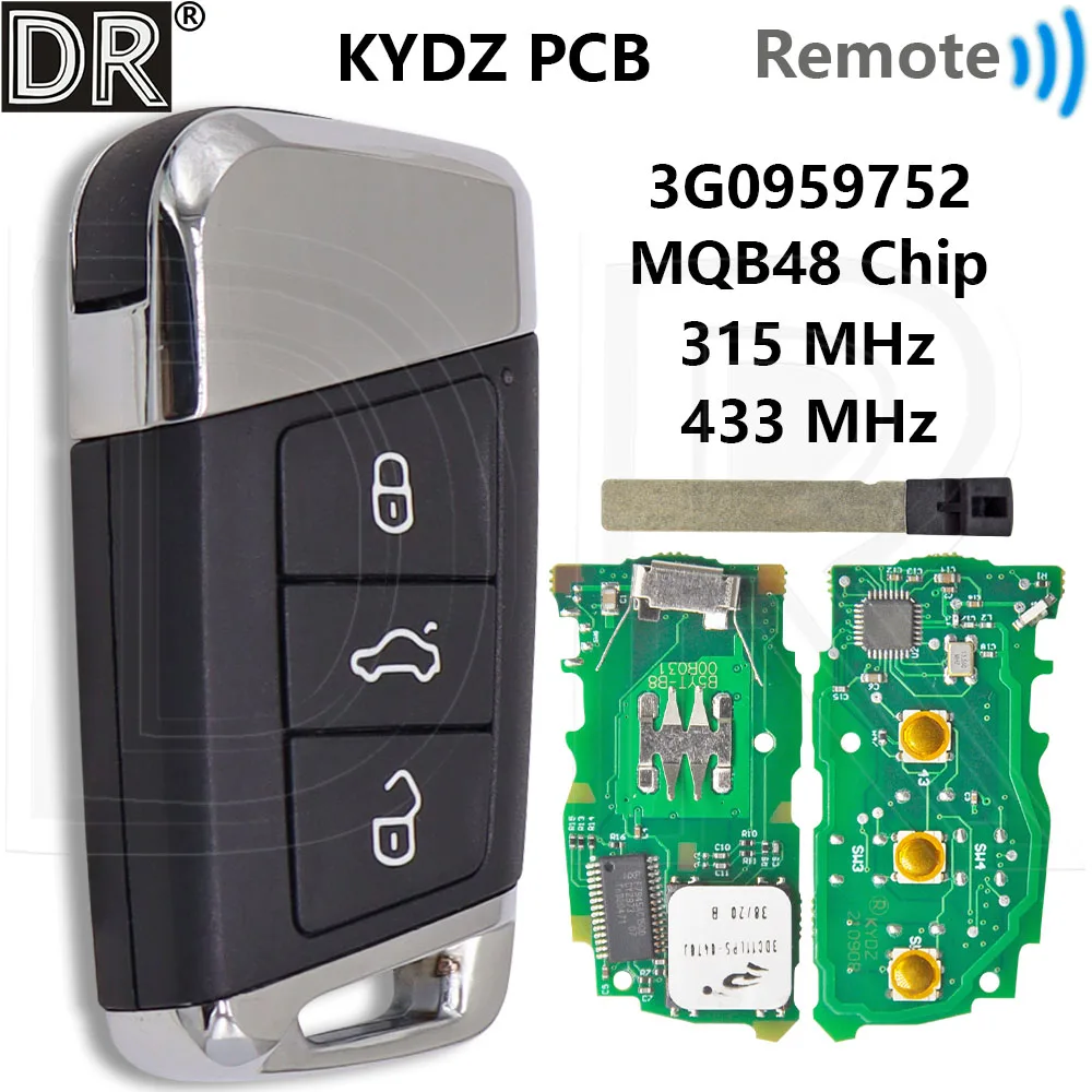 Отличный чип MQB48 315/433 МГц 3G0959752 Автомобильный дистанционный ключ для VW Volkswagen Passat Variant Magotan B8 Superb Skoda A7 2015-2020
Отличный чип MQB48 315/433 МГц 3G0959752 Автомобильный дистанционный ключ для VW Volkswagen Passat Variant Magotan B8 Superb Skoda A7 2015-2020
