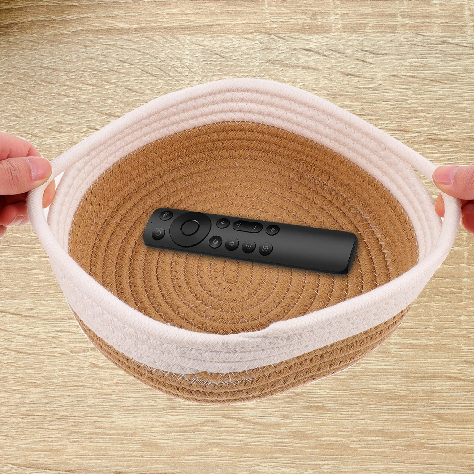 Cotton Rope Storage Baskets Woven Containers for Keys Changes Buttons Remotes Small Desktop ganizer Toy Basket Easter Gift Dog
Cotton Rope Storage Baskets Woven Containers for Keys Changes Buttons Remotes Small Desktop ganizer Toy Basket Easter Gift Dog